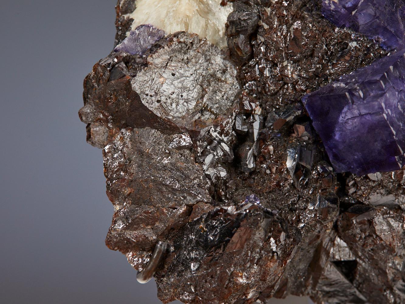 Exquisite Fluorite with Galena For Sale 6