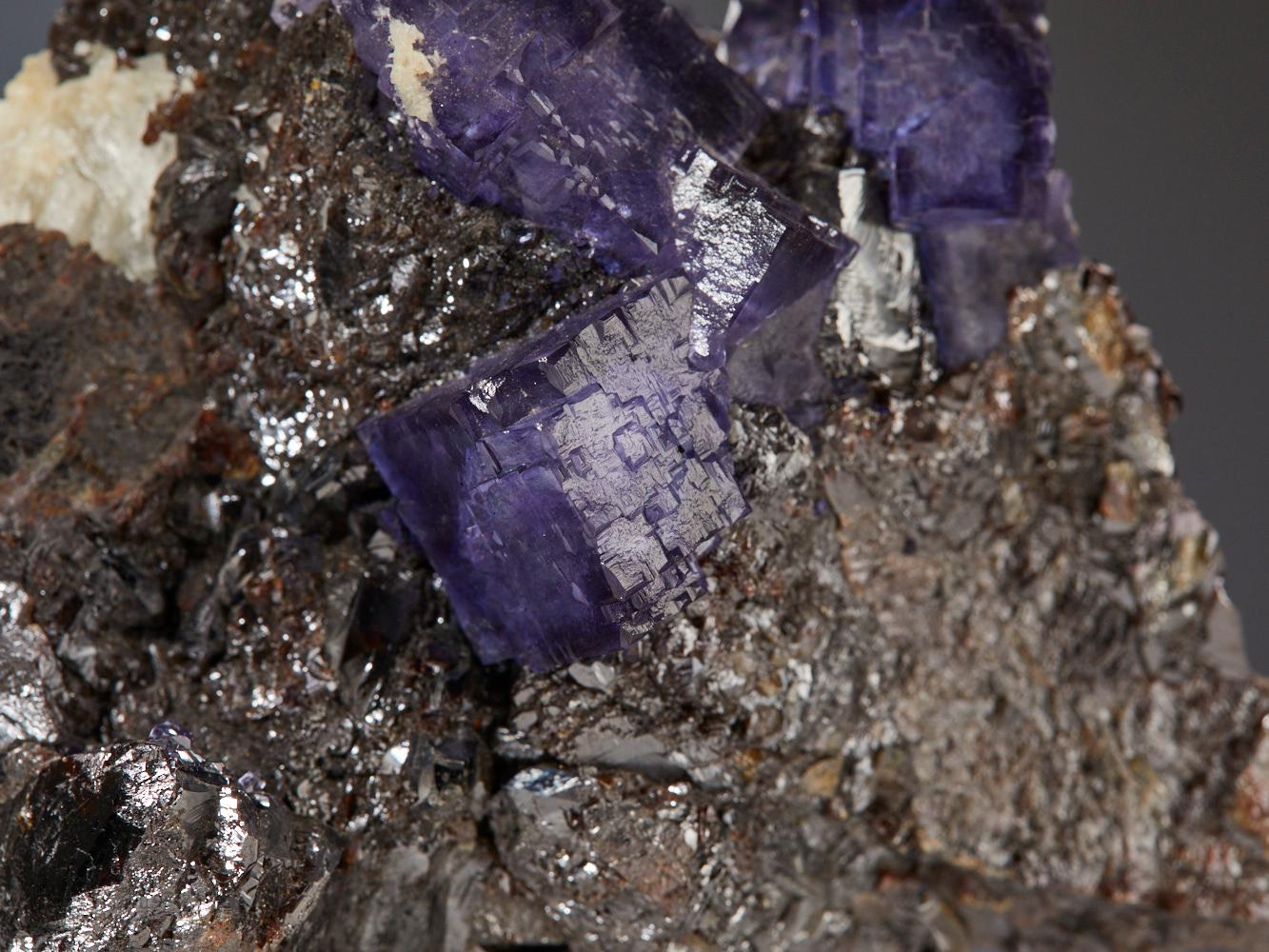 Exquisite Fluorite with Galena For Sale 9
