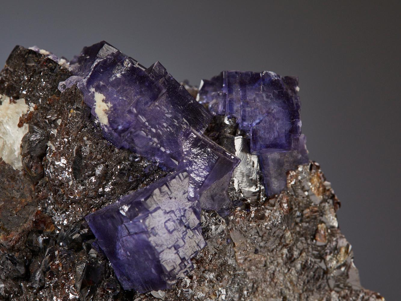 Exquisite Fluorite with Galena For Sale 10