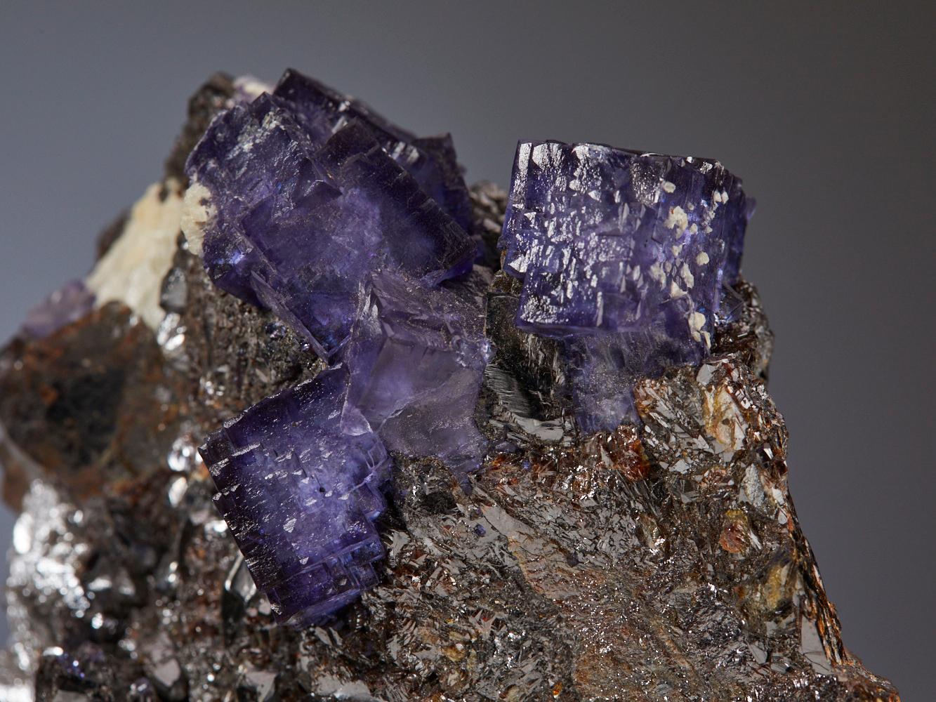 Exquisite Fluorite with Galena For Sale 3