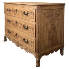 Exquisite French 18th Century Oak Commode
