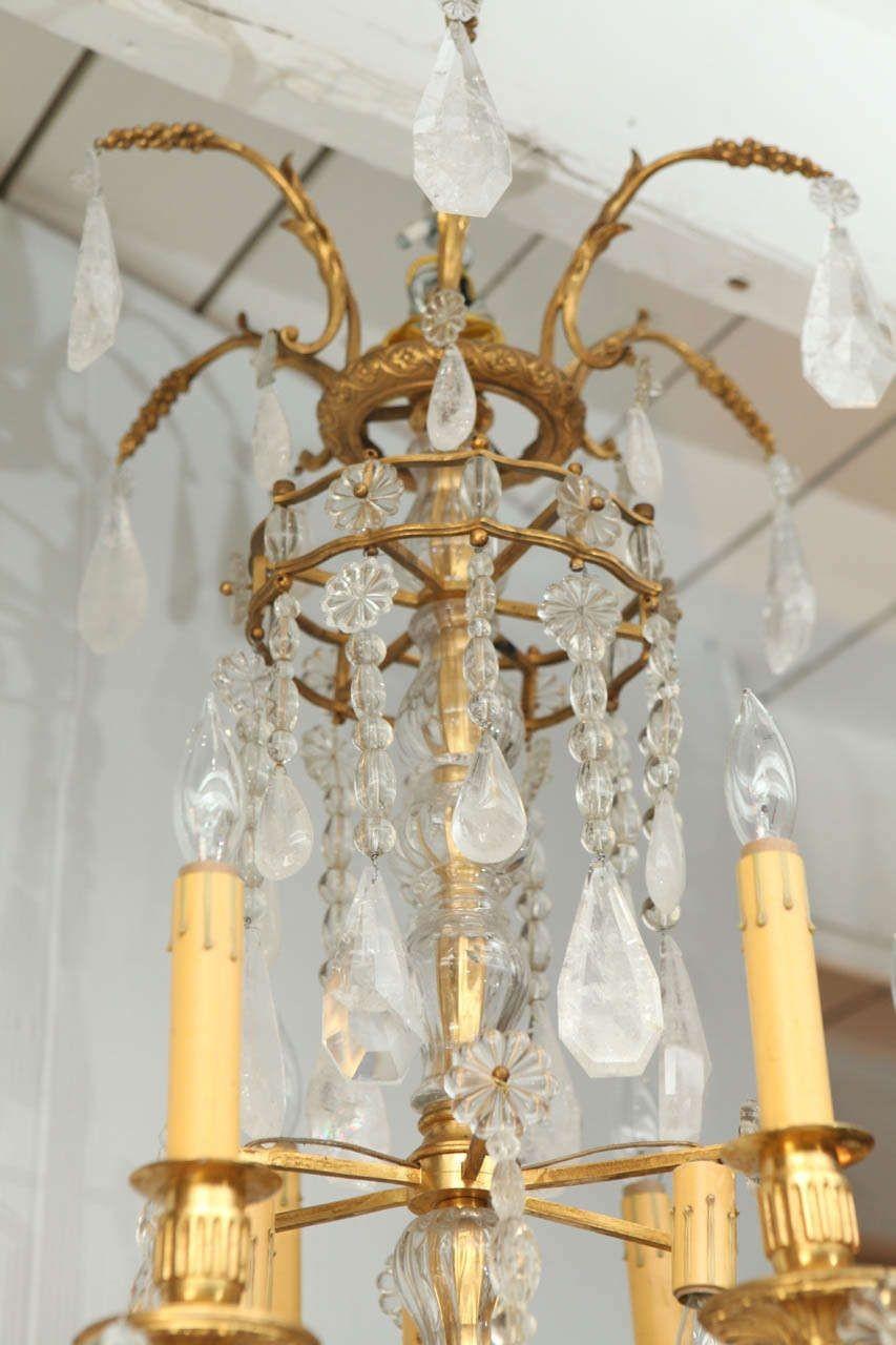 Exquisite French Chandelier In Good Condition For Sale In Los Angeles, CA