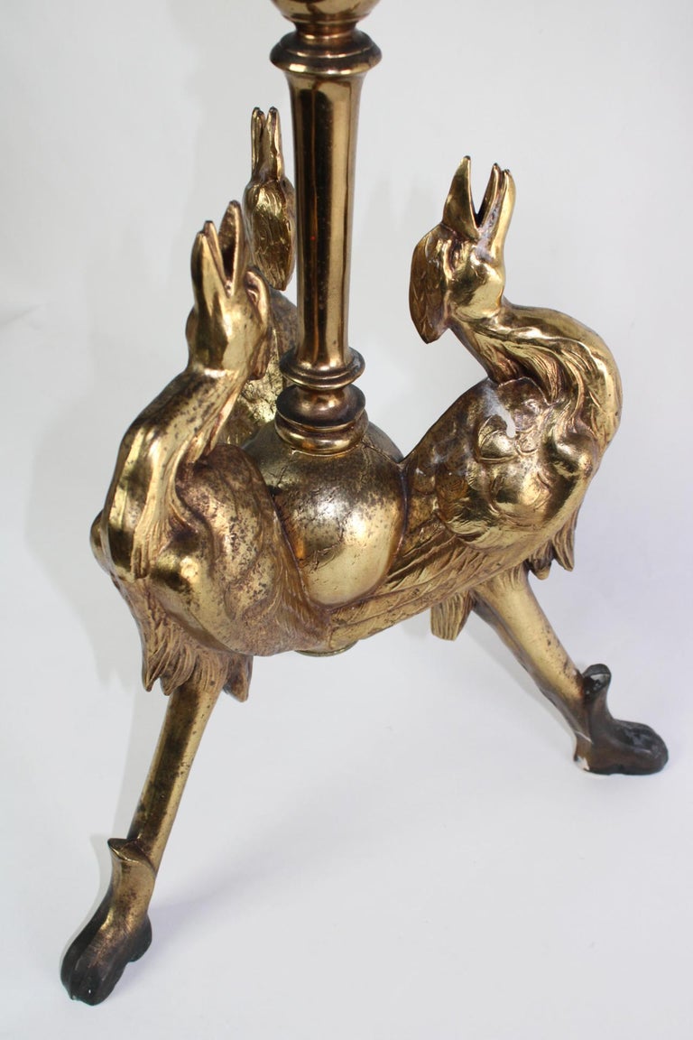 Exquisite French Empire Guéridon Table Featuring Birds For ...