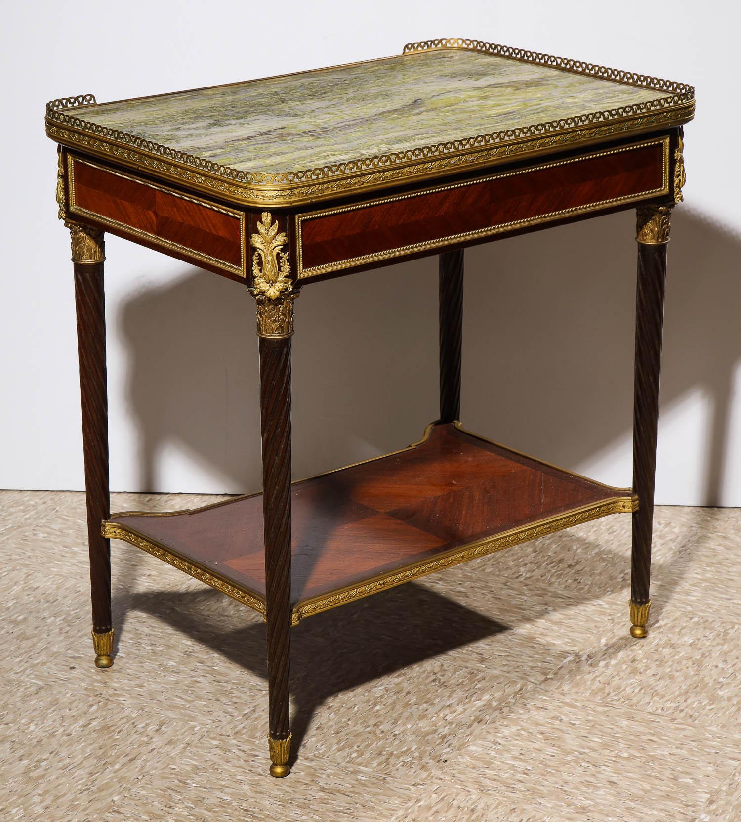 Exquisite French Ormolu and Wedgewood Mounted Table with Marble Top, circa 1880 6
