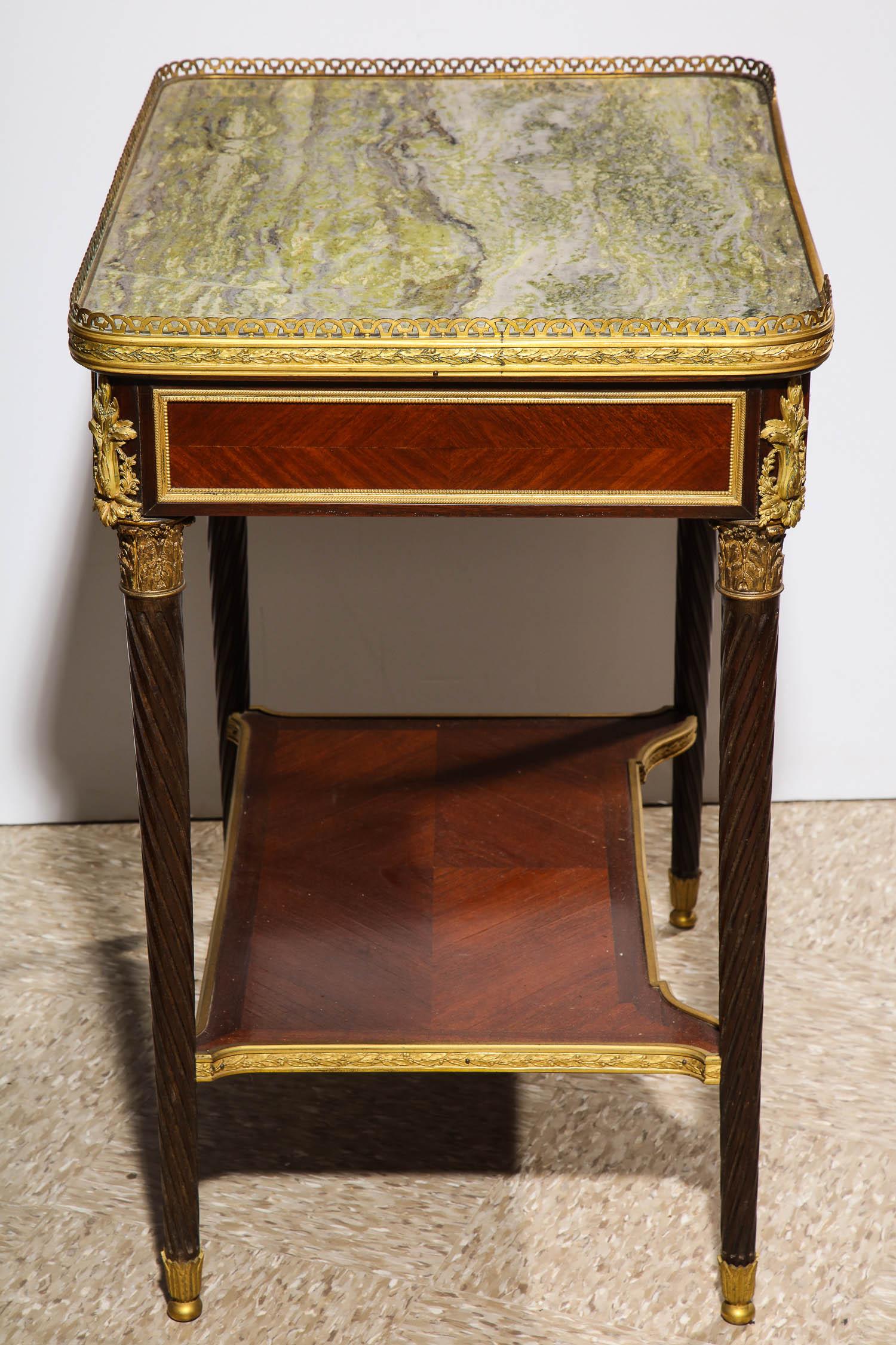 Exquisite French Ormolu and Wedgewood Mounted Table with Marble Top, circa 1880 3