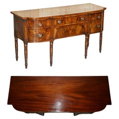 EXQUISITO TABLERO INGLES GEORGE III CiRCA 1780 DE MADERA FLAMADA COMPLETAMENTE RESTAURADO