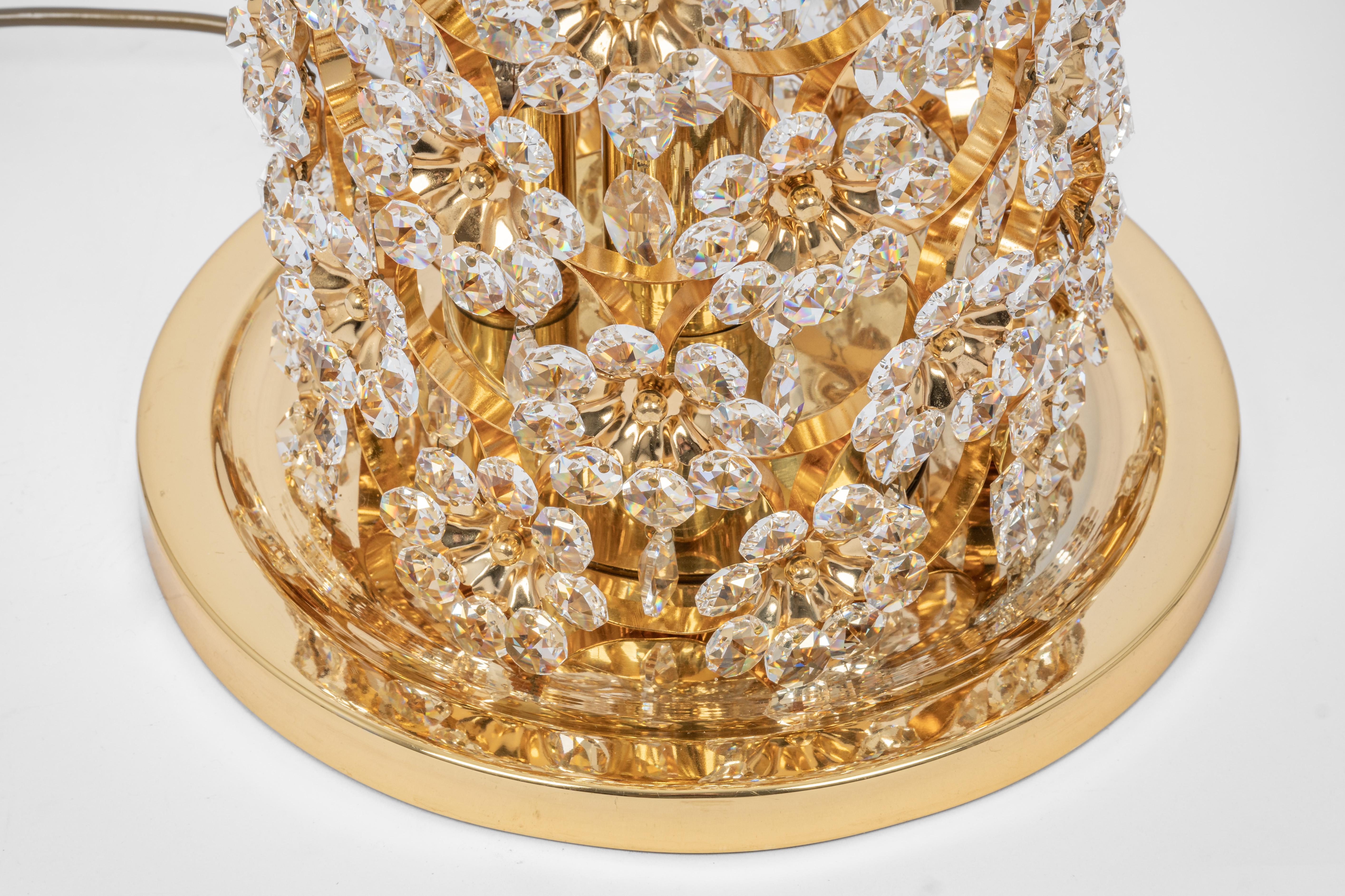 Exquisite vergoldete Stehlampe von Palwa, Deutschland, 1960er Jahre im Zustand „Gut“ im Angebot in Aachen, NRW