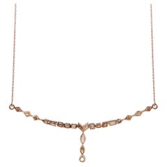 Exquisite Gold Diamond Necklace