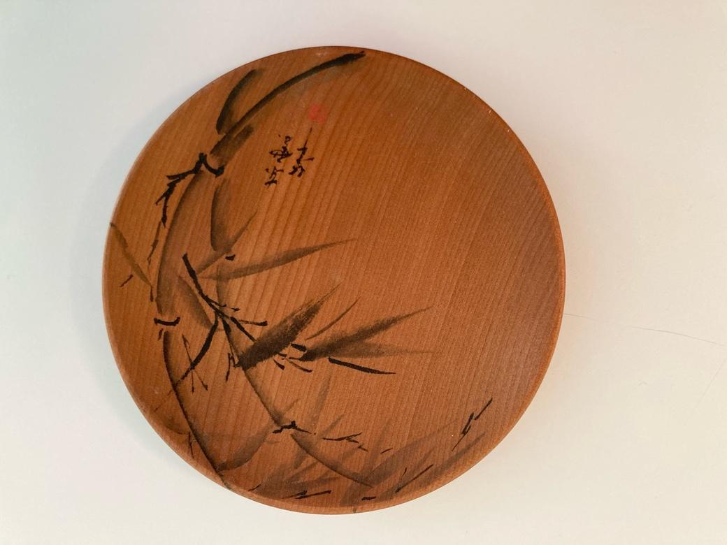 Exquisite Group of Five Japanese Hand Decorated Pine Sweet Dishes For Sale 3