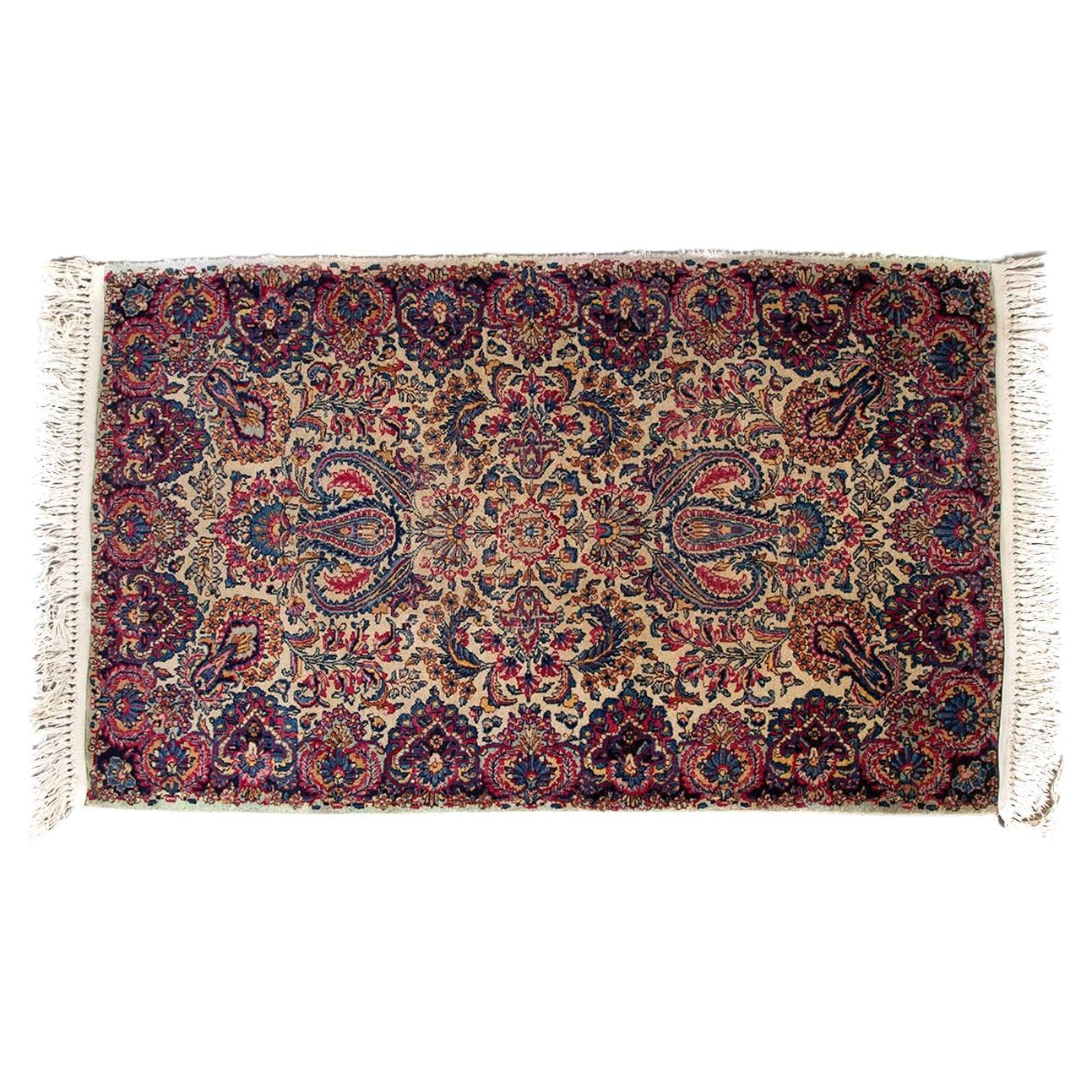 Exquisite Hand-Knotted Karastan Kirman area Rug
