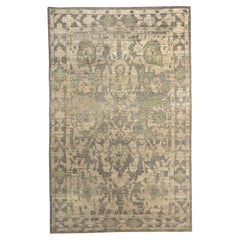 Exquisite Handmade Oushak Rug 