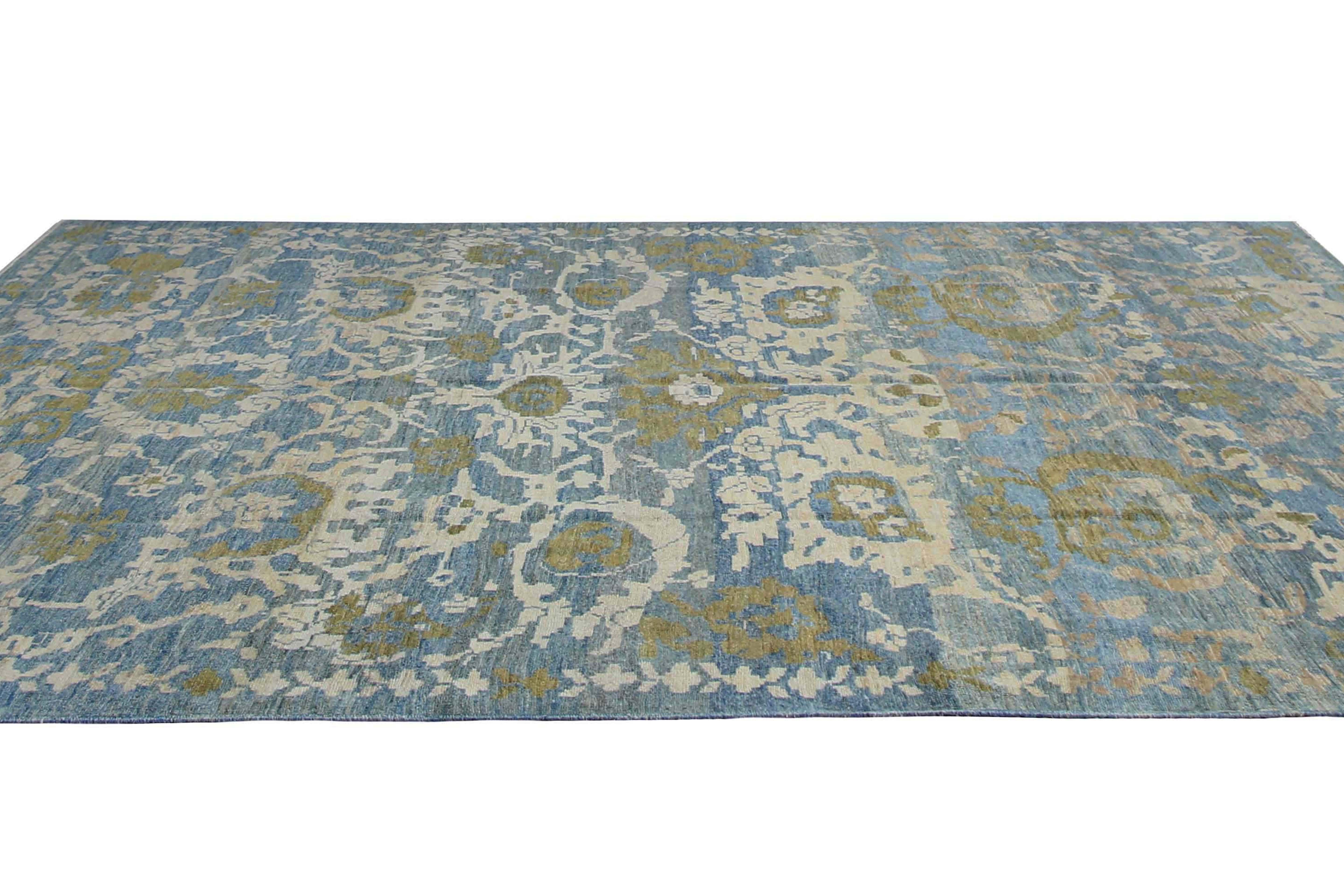 Exquisite Handmade Sultanabad Rug For Sale 4