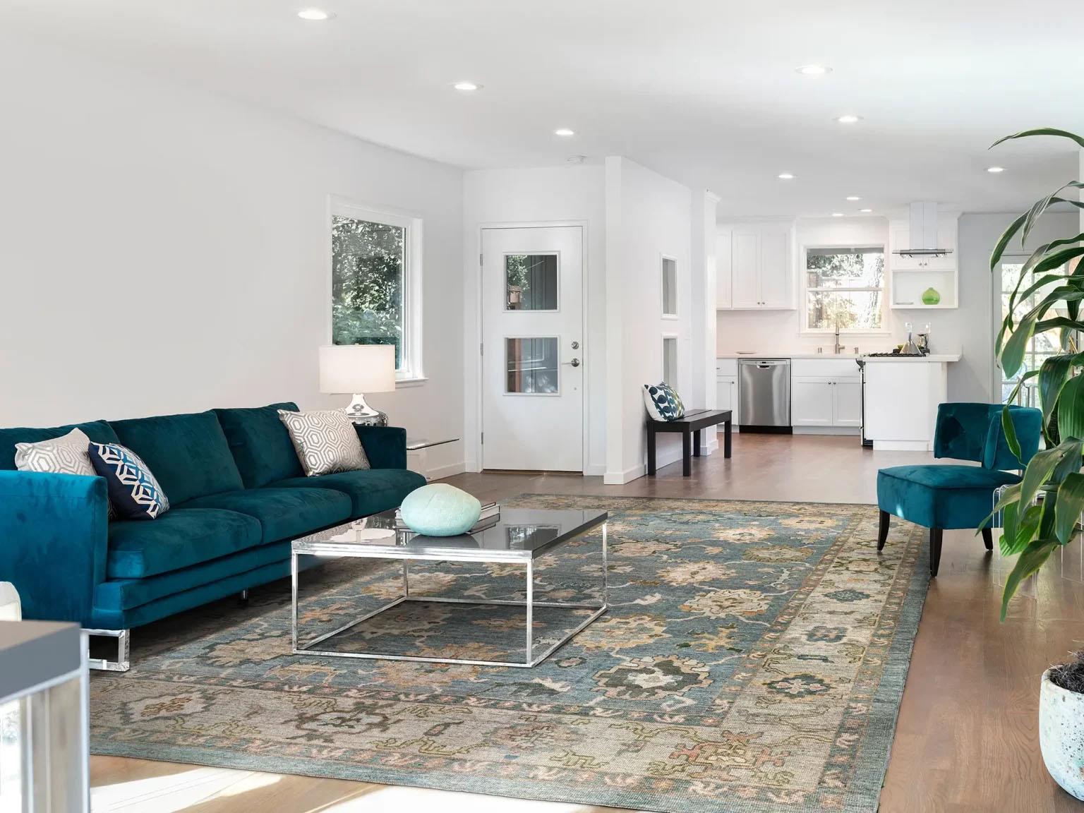 Majestic Presence: An Exquisite Handmade Turkish Oushak Rug
Elevate your living space with the grand and captivating presence of this exquisite handmade Turkish Oushak rug. Hailing from Turkey, this 