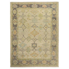 Exquisite Handmade Turkish Oushak Rug