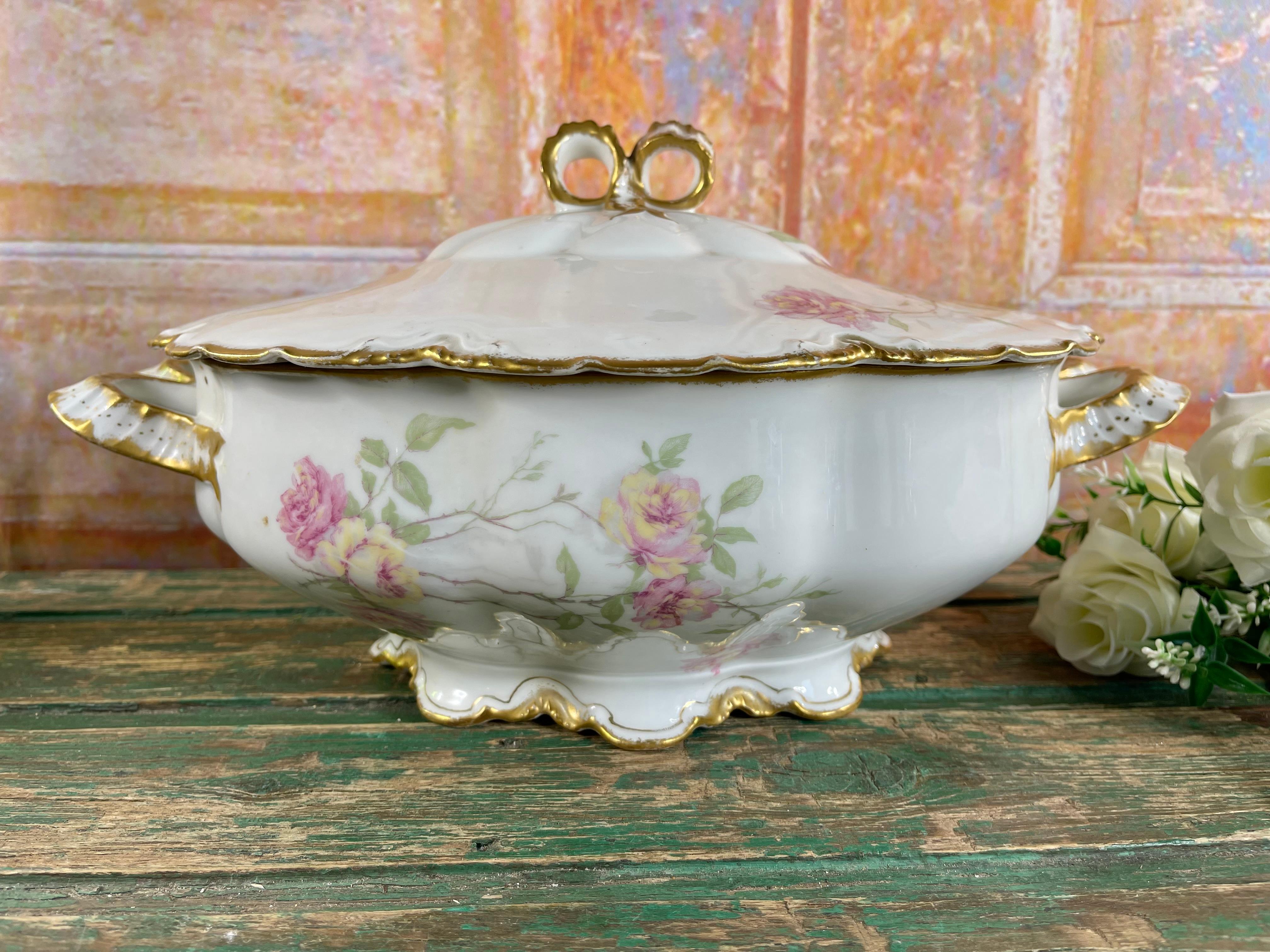 Exquisita Vajilla de Porcelana Haviland Limoges 