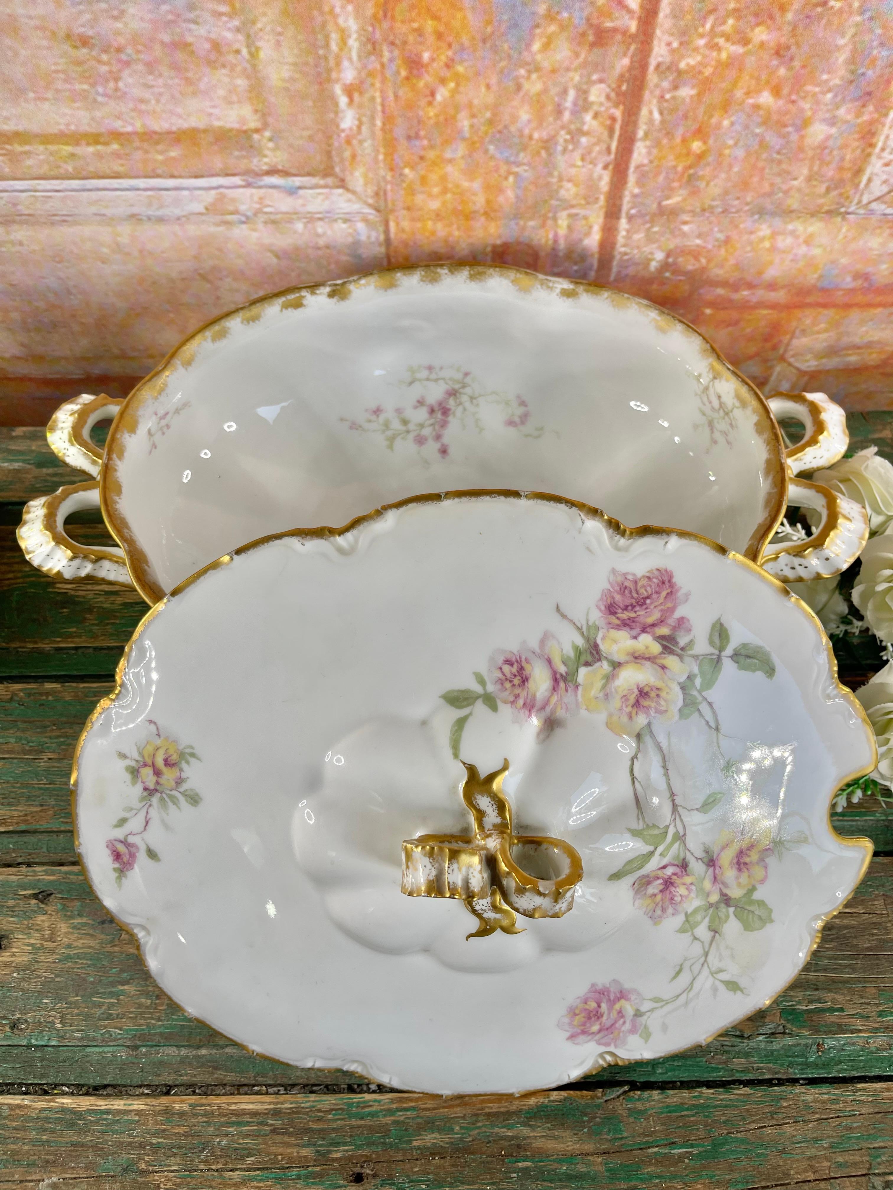Exquisita Vajilla de Porcelana Haviland Limoges 