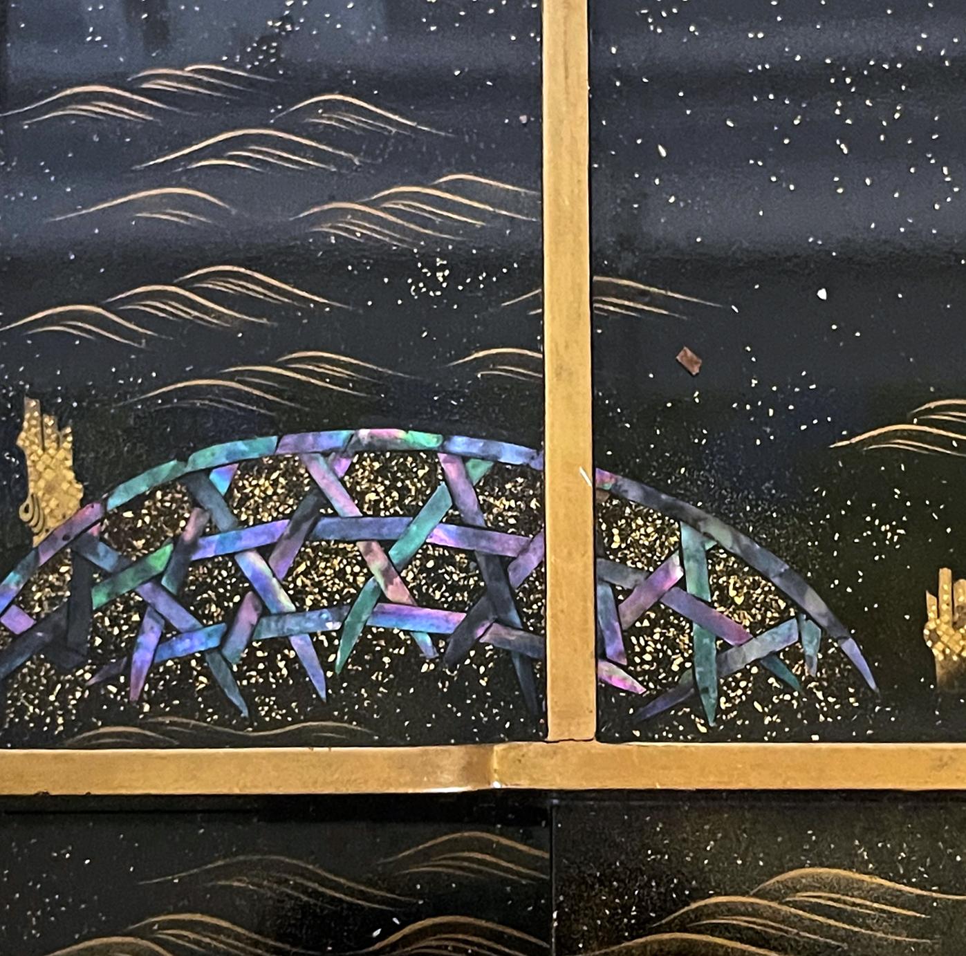 Squisita lacca giapponese Maki-e Suzuribako di Koma Kyūhaku del periodo Edo in vendita 6