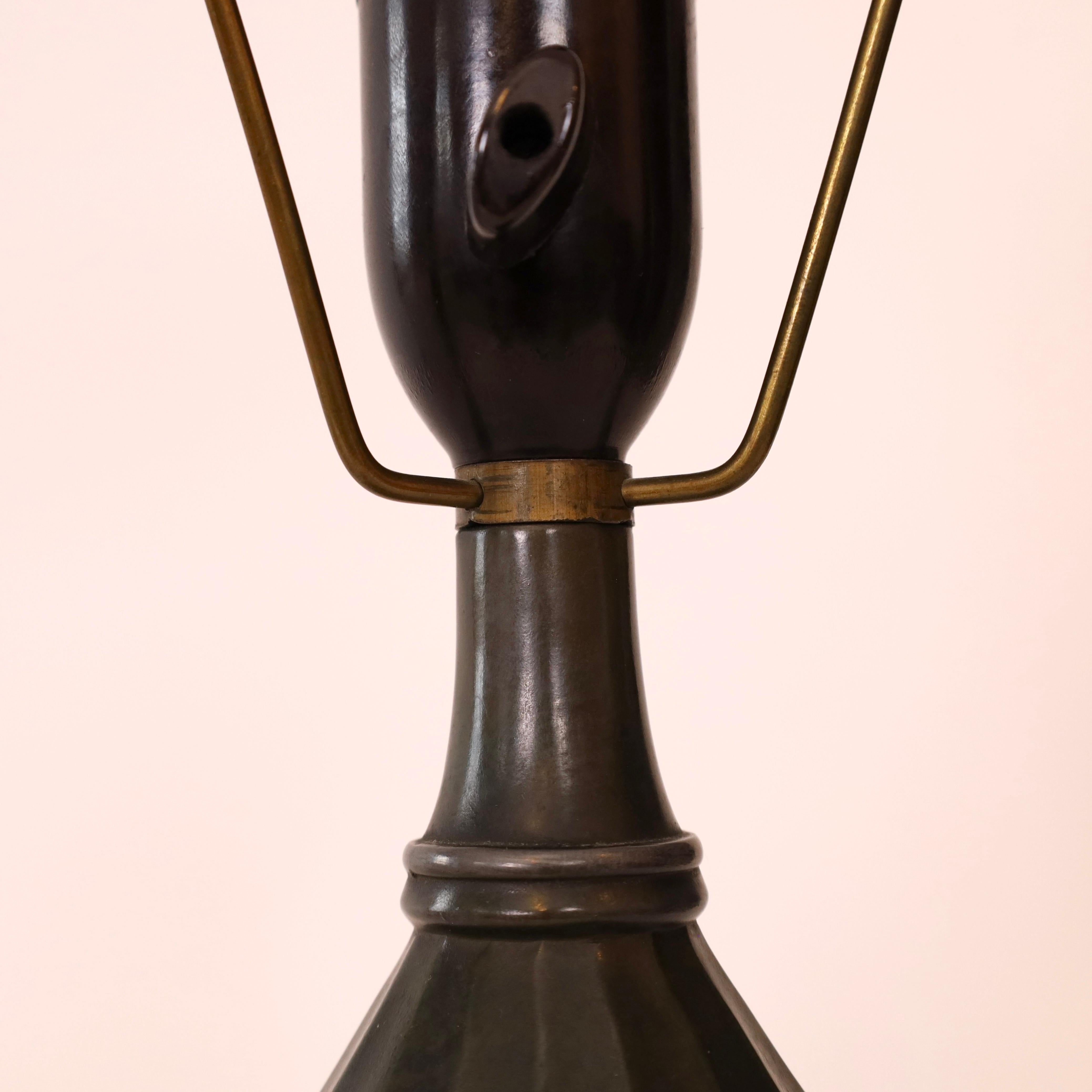 Exquise lampe de table Just Andersen, années 1930, Danemark en vente 4