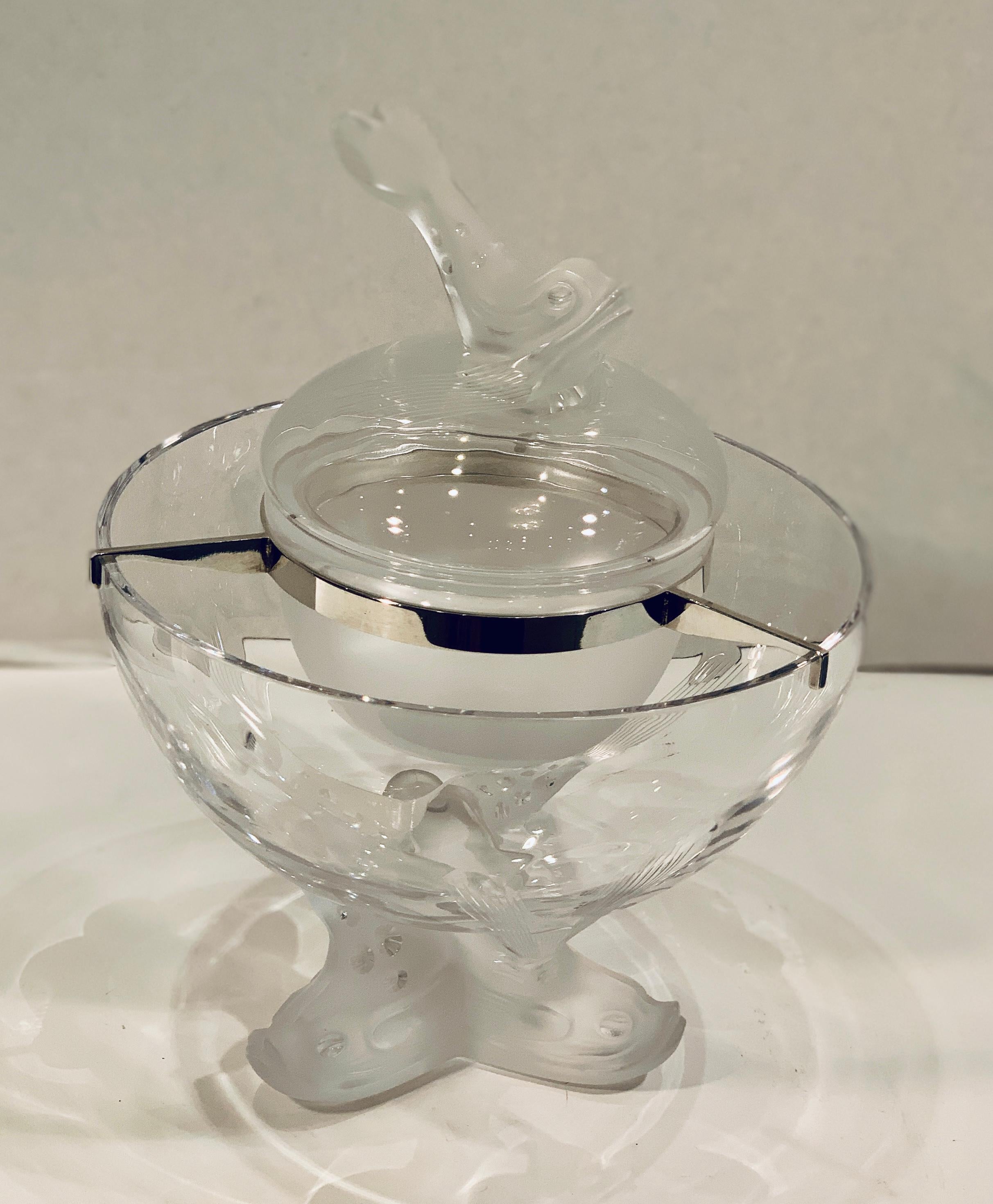 crystal caviar bowl