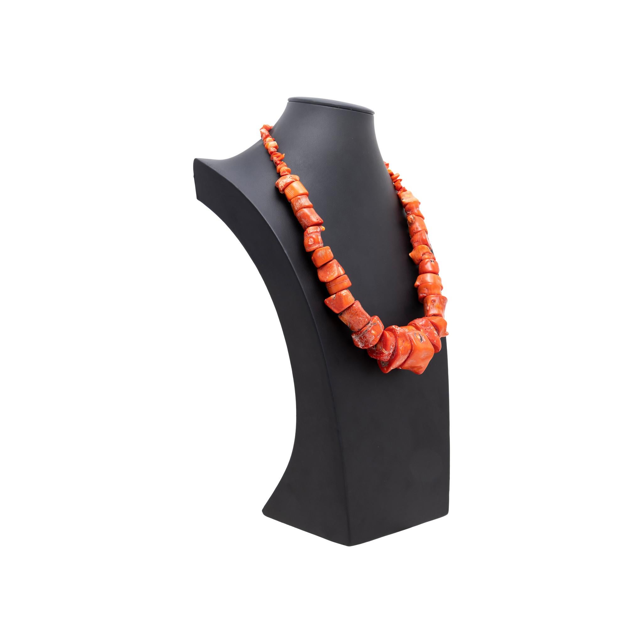large coral beads