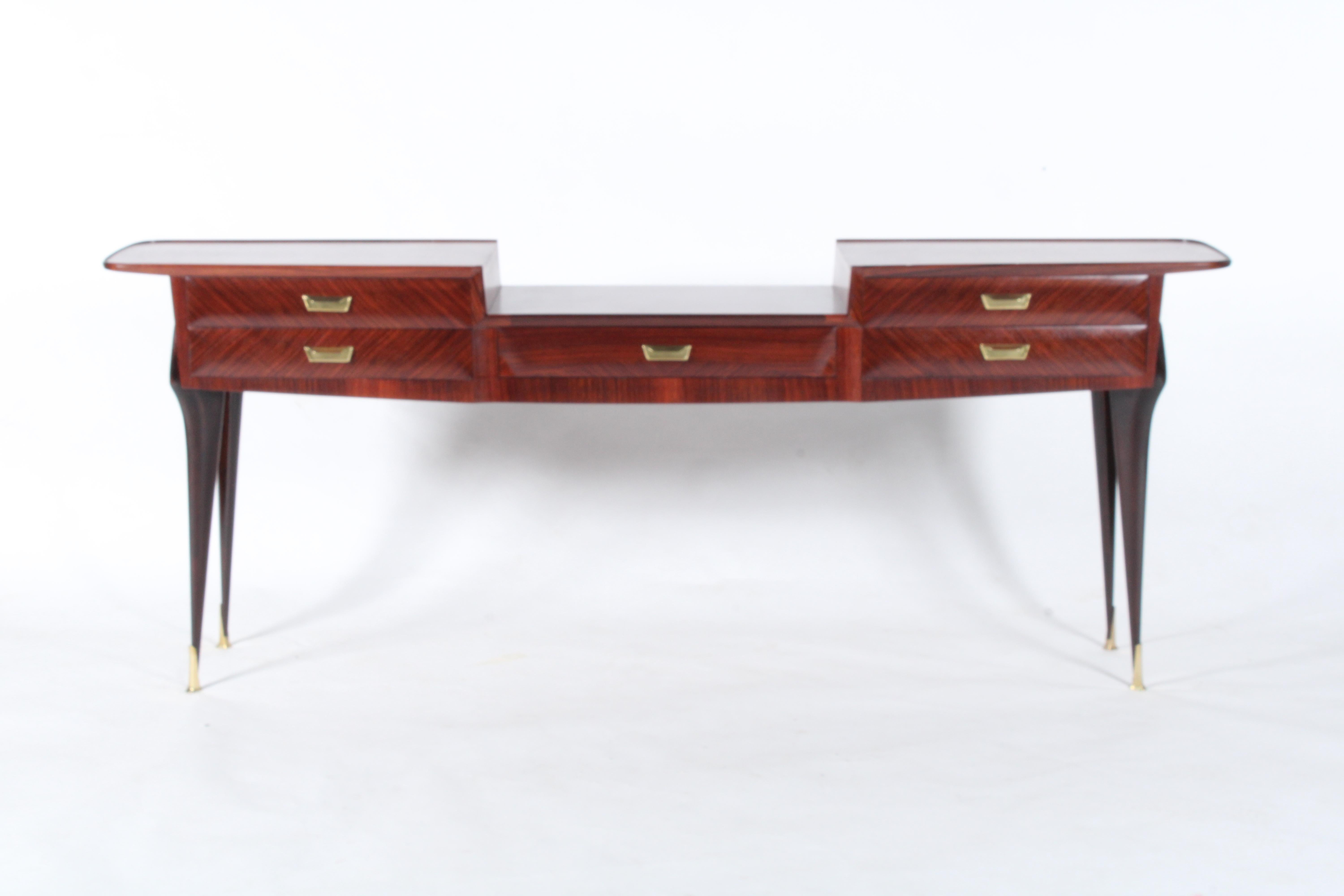 Mid-20th Century Exquisite  Large Mid Century Italian Console Table Attributed To Vittorio Dassi For Sale