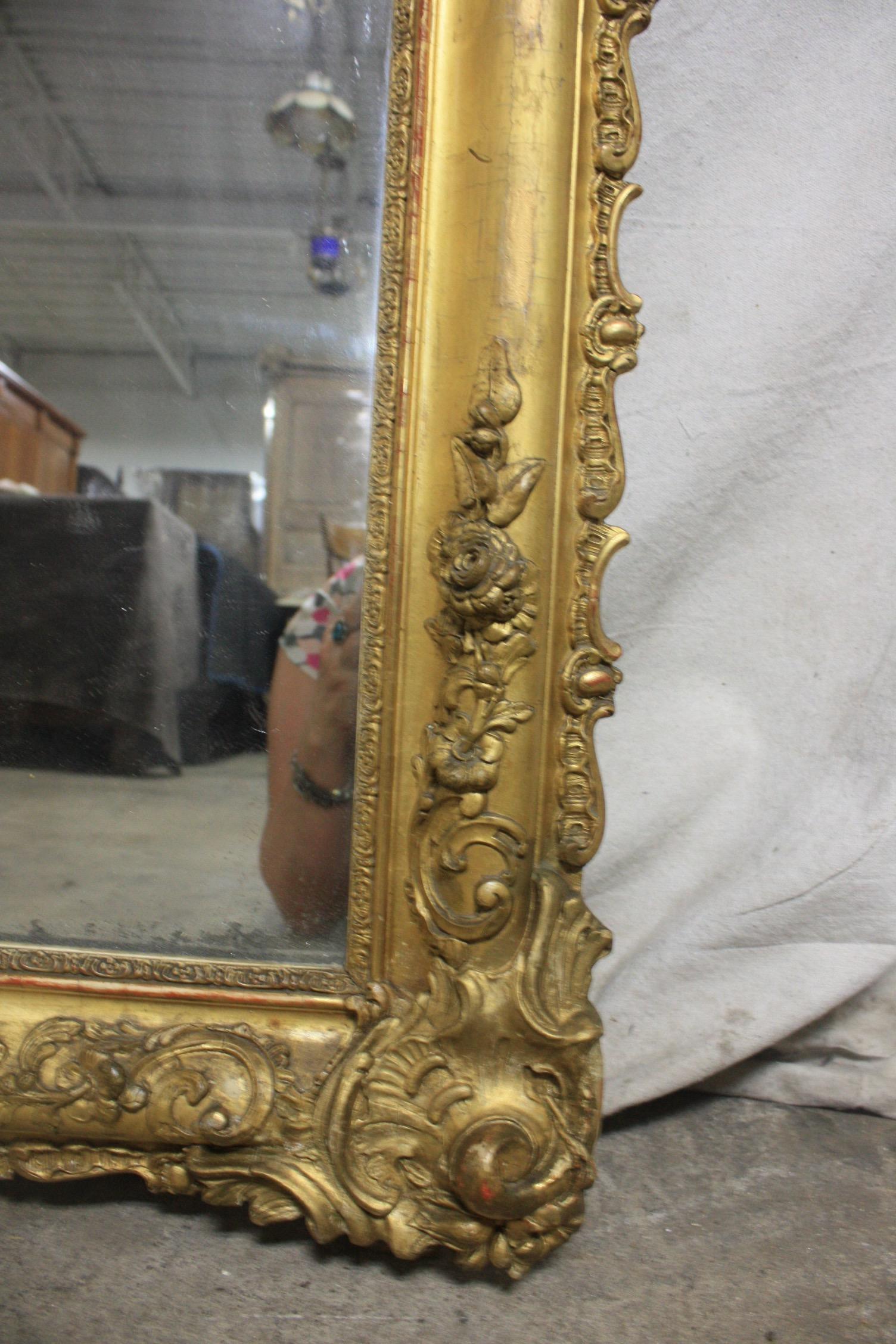 Exquisite Late 18th Century Italian Giltwood Mirror 12