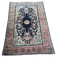 Squisito tappeto Sarouk Farahan antico della fine del XIX secolo, CIRCA 1870 - 78 x 50