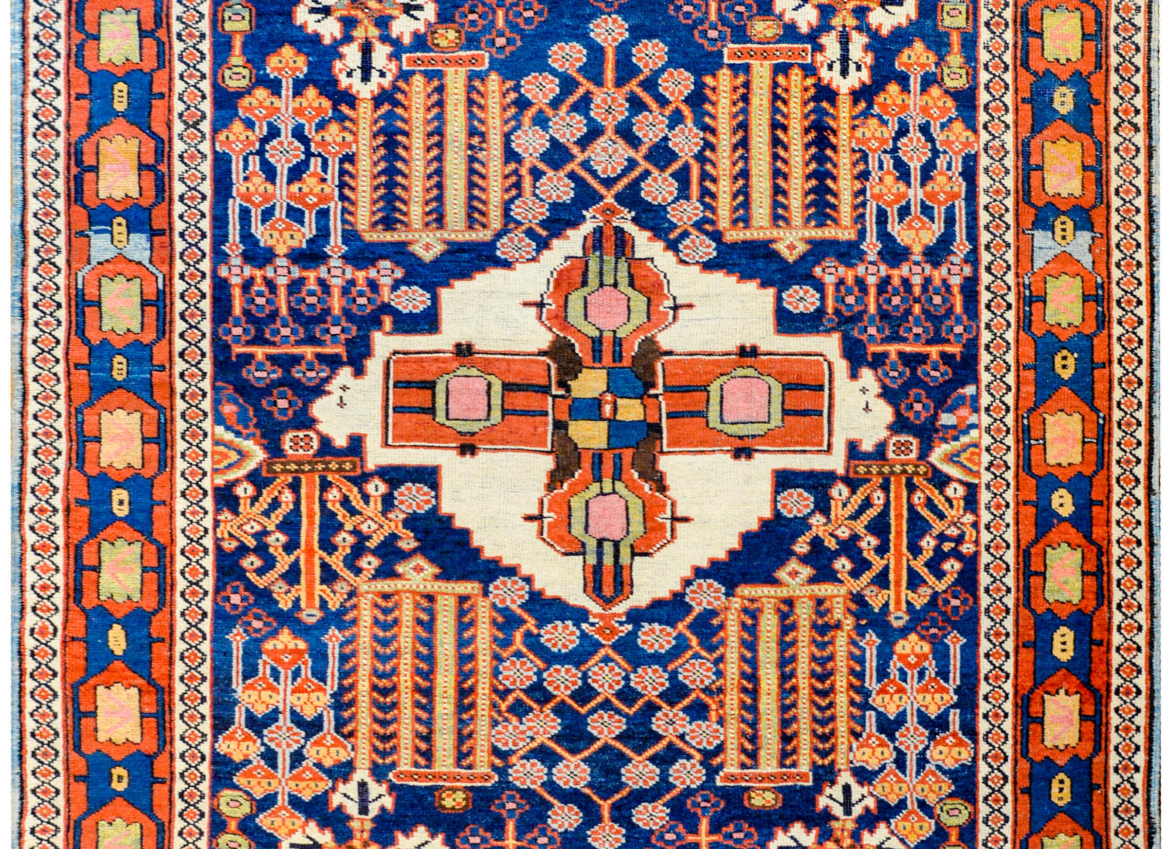 Heriz Serapi Exquisite Late 19th Century Azari Rug For Sale