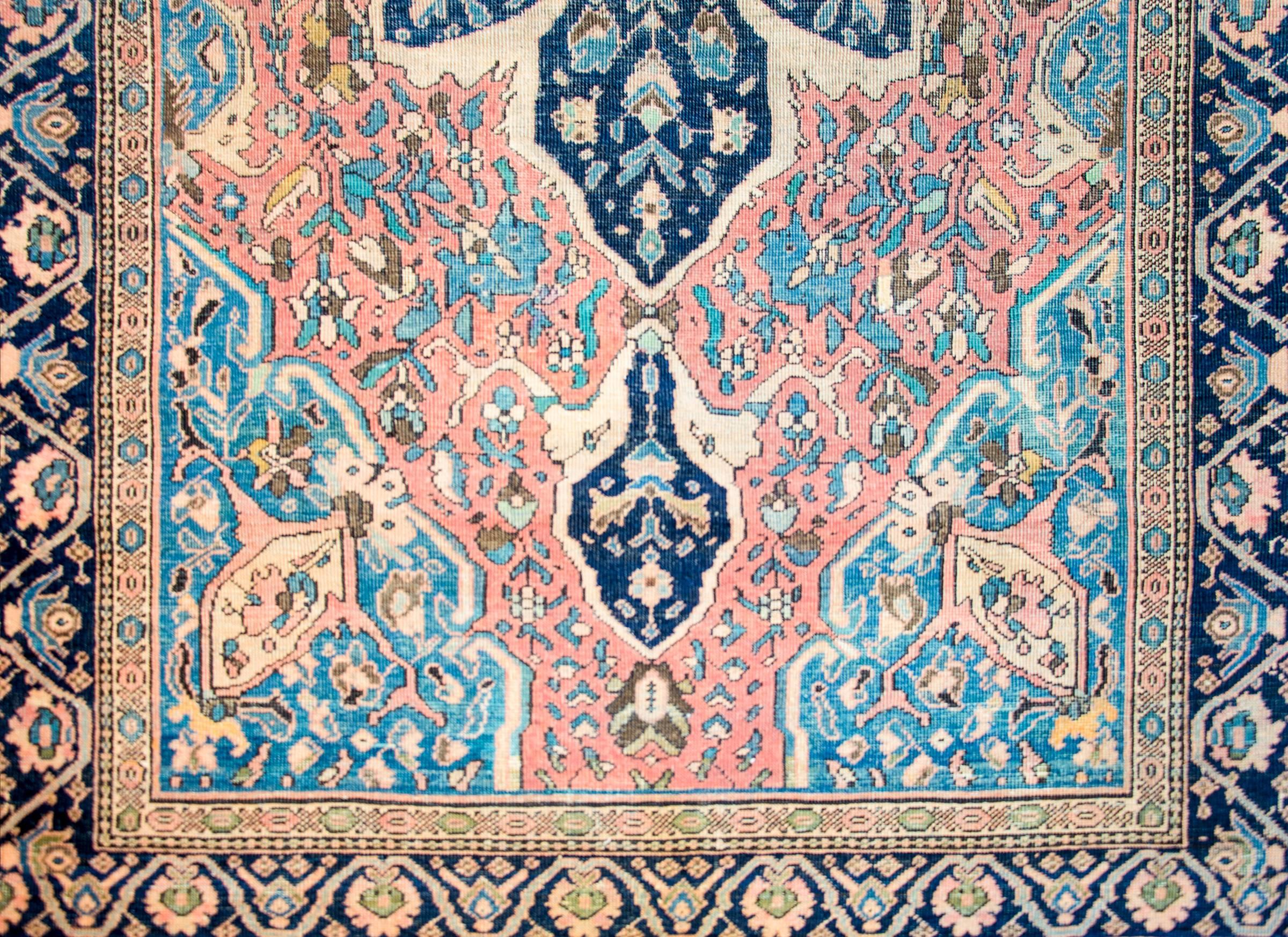 Persian Exquisite Late 19th Century Sarouk Farahan Rug For Sale