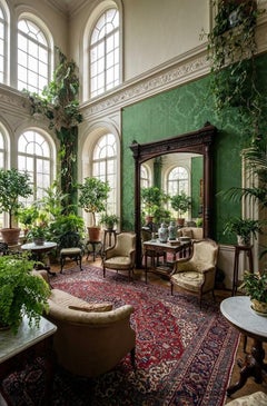 Magnifique miroir de cheminée ou miroir sur pied en chêne massif de style victorien tardif, H 6 pieds 7 pouces