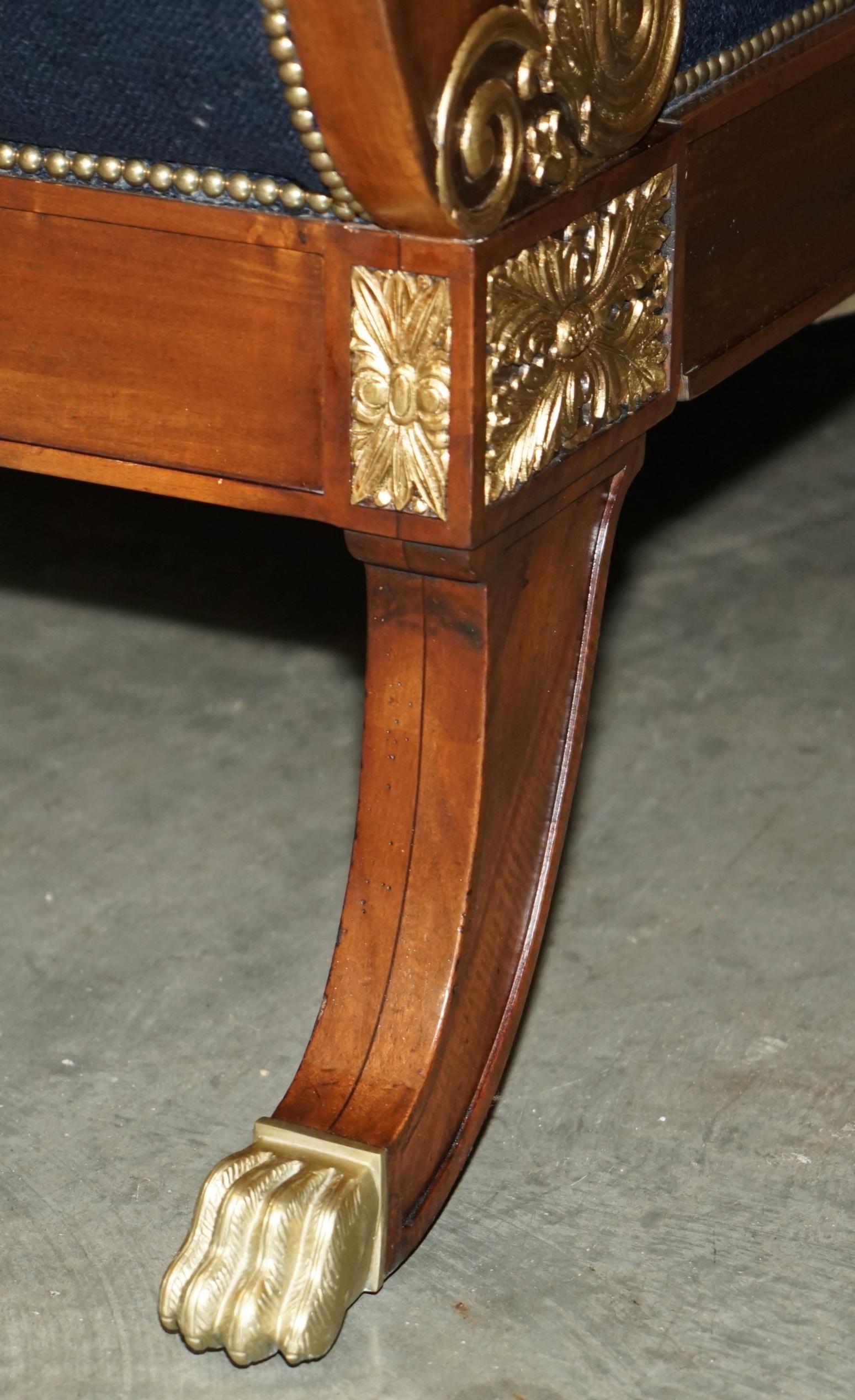 EXQUISITE LIMiTED EDITION RALPH LAUREN RUE ROYALE CHESTERFIELD TUFTED SLEIGH BED For Sale 4
