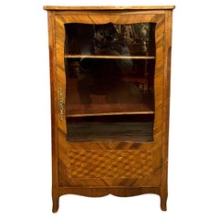 Exquisite Louis XV Marquetry Bookcase from around 1850 -1X03