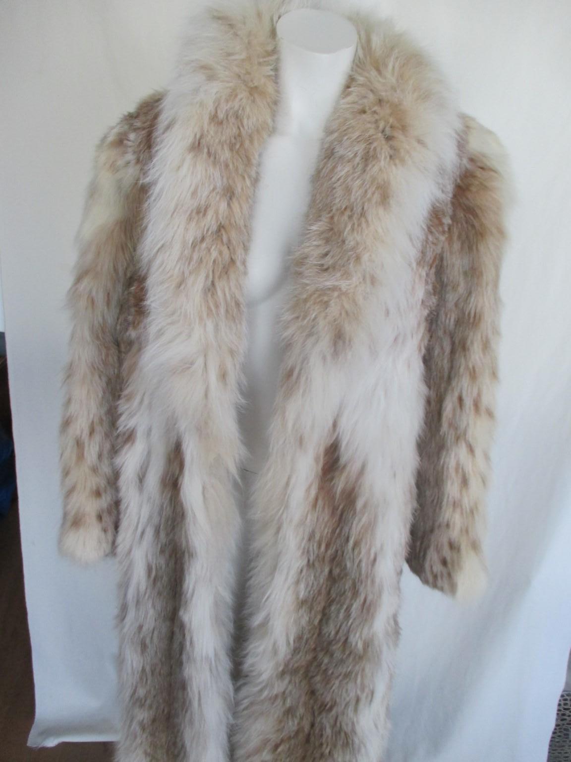 Exquisite Lynx Fur Long Coat 6