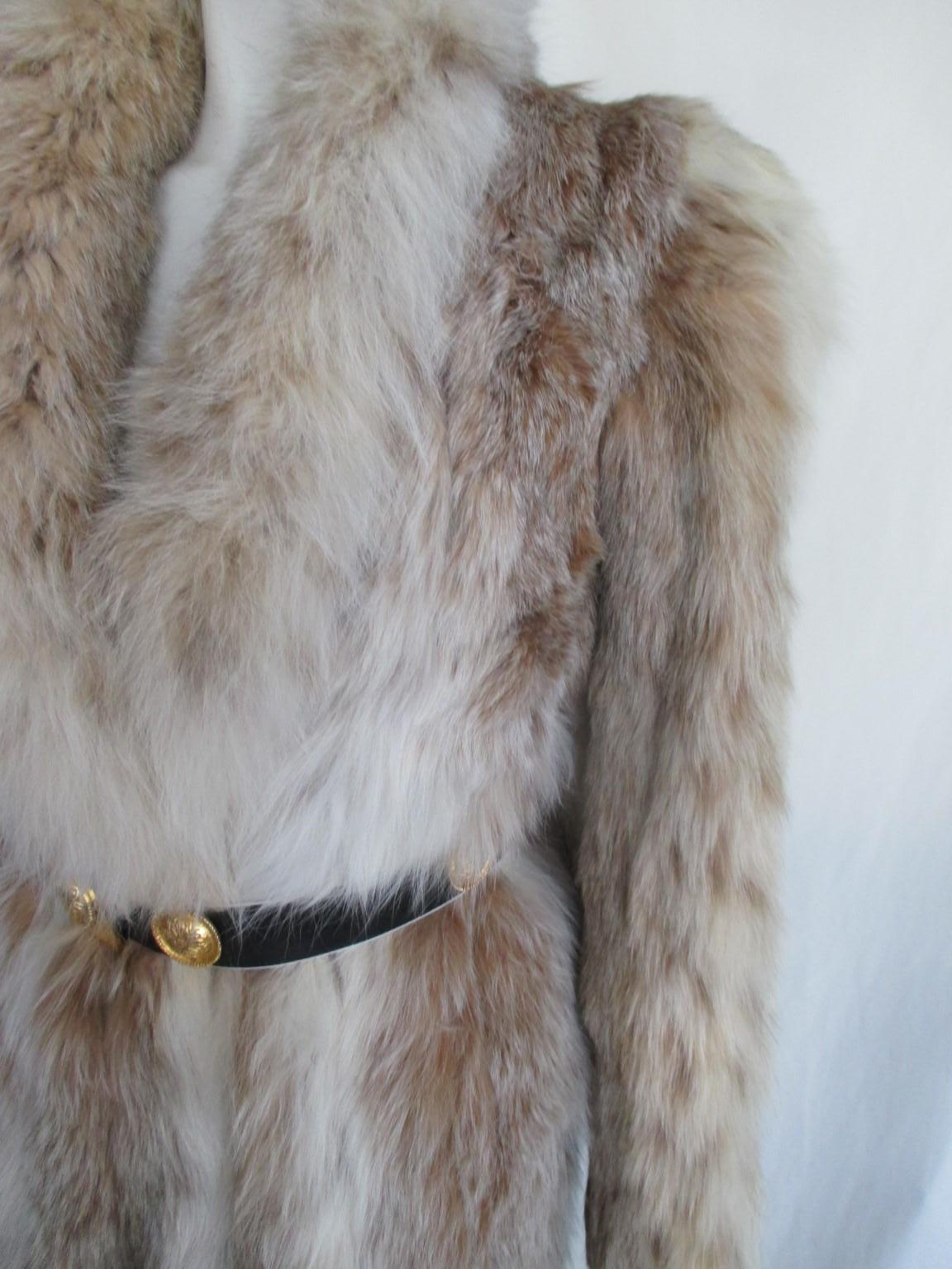 Exquisite Lynx Fur Long Coat 1