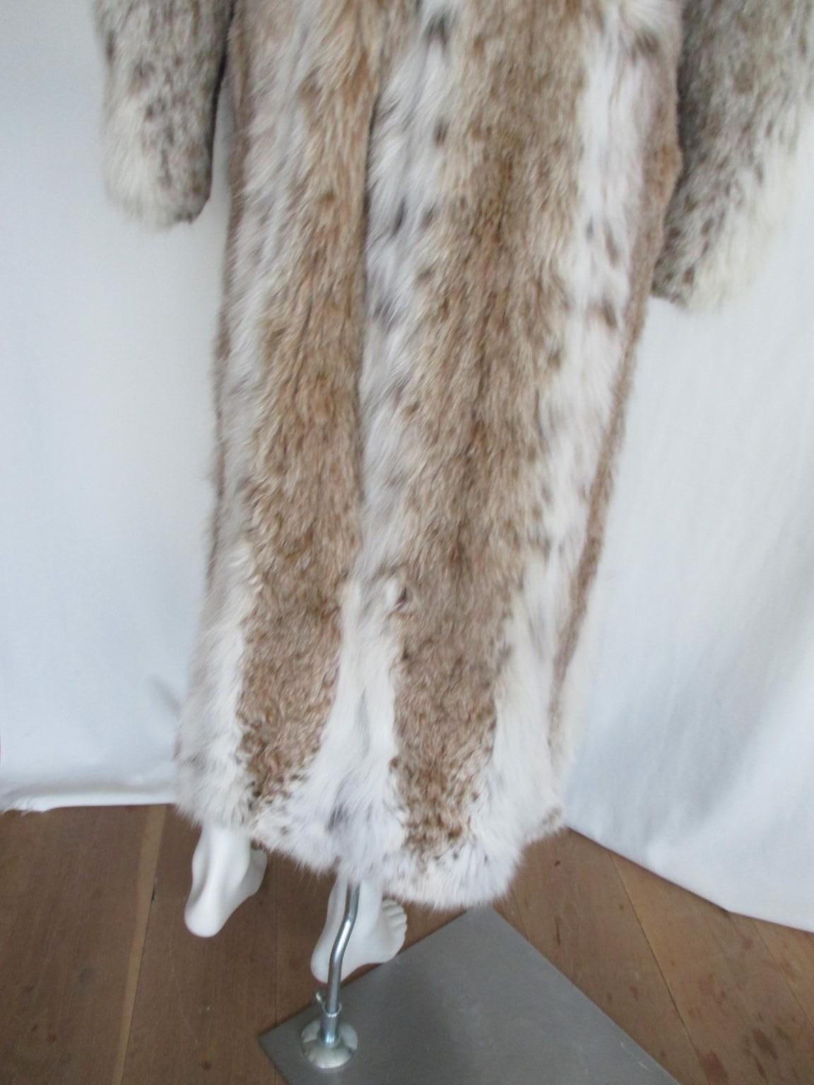 Exquisite Lynx Fur Long Coat 2