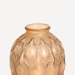 Exquisite Mid-20th Century Val Saint Lambert Tableware Glass Vase, Belgium, 1934