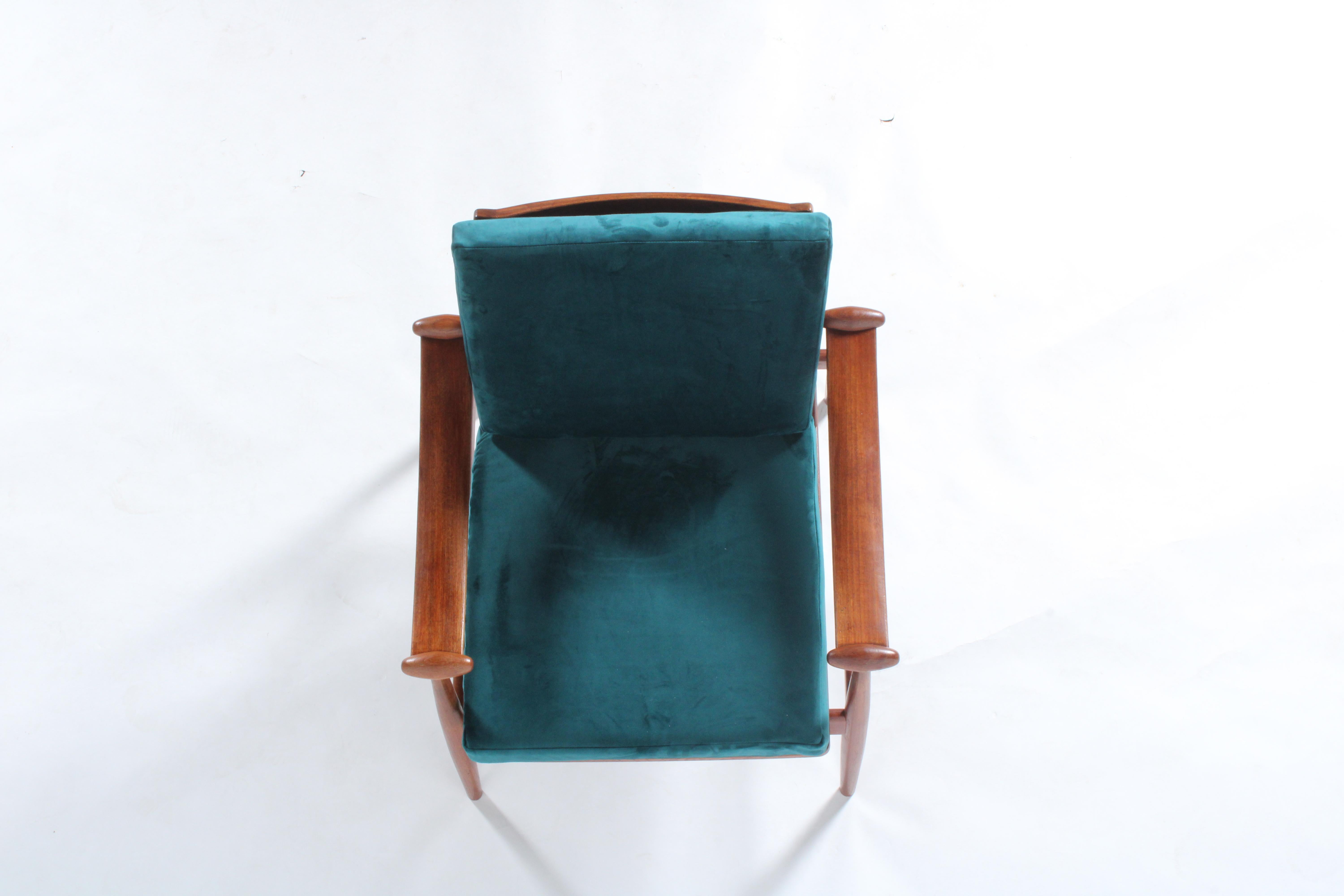 Exquise chaise danoise du milieu du siècle dernier en teck de Finn Juhl pour France & Son en vente 8