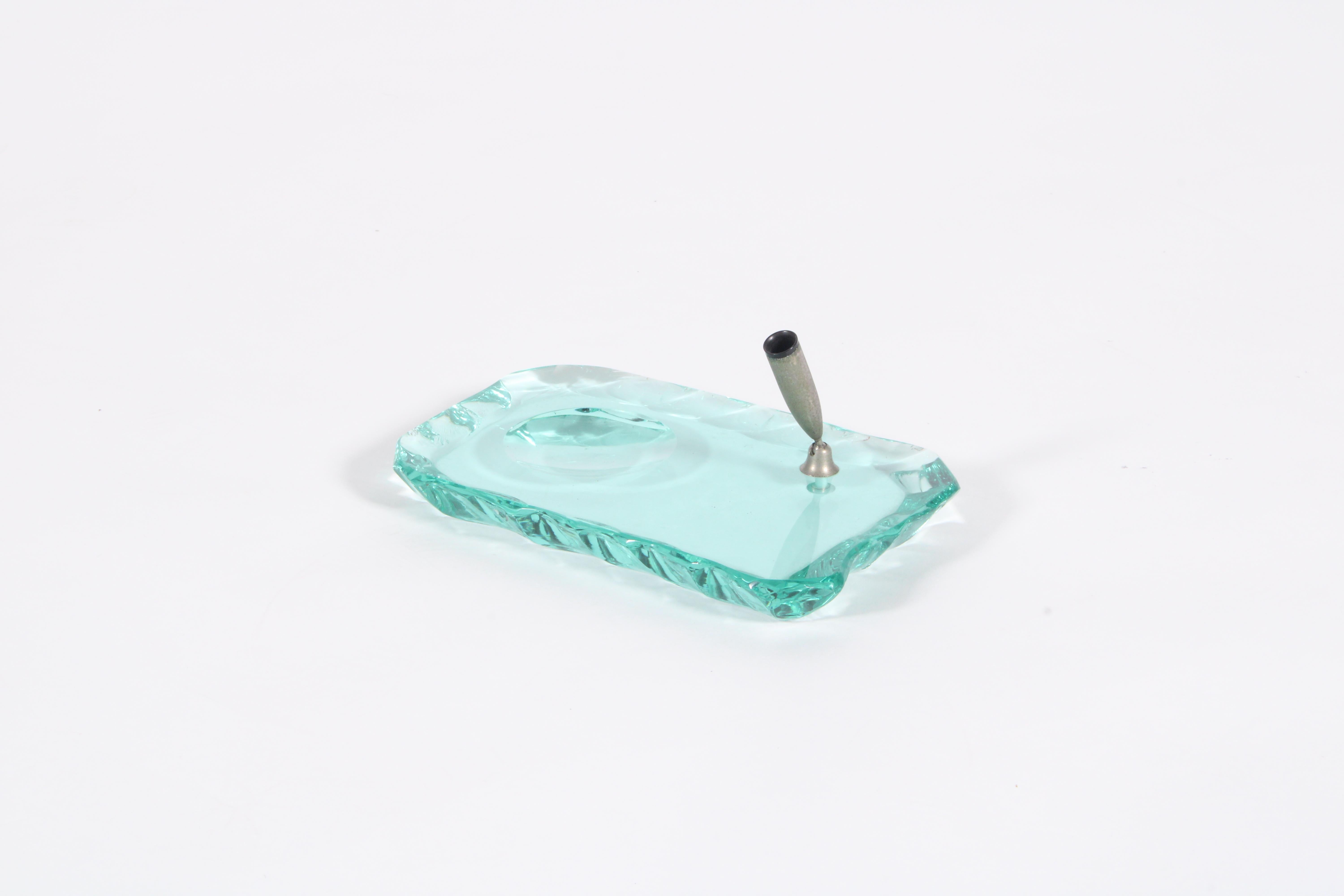 Hand-Crafted Exquisite Mid Century Italian Pen Holder Attibuted To Fontana Arte FREE DELIVERY For Sale