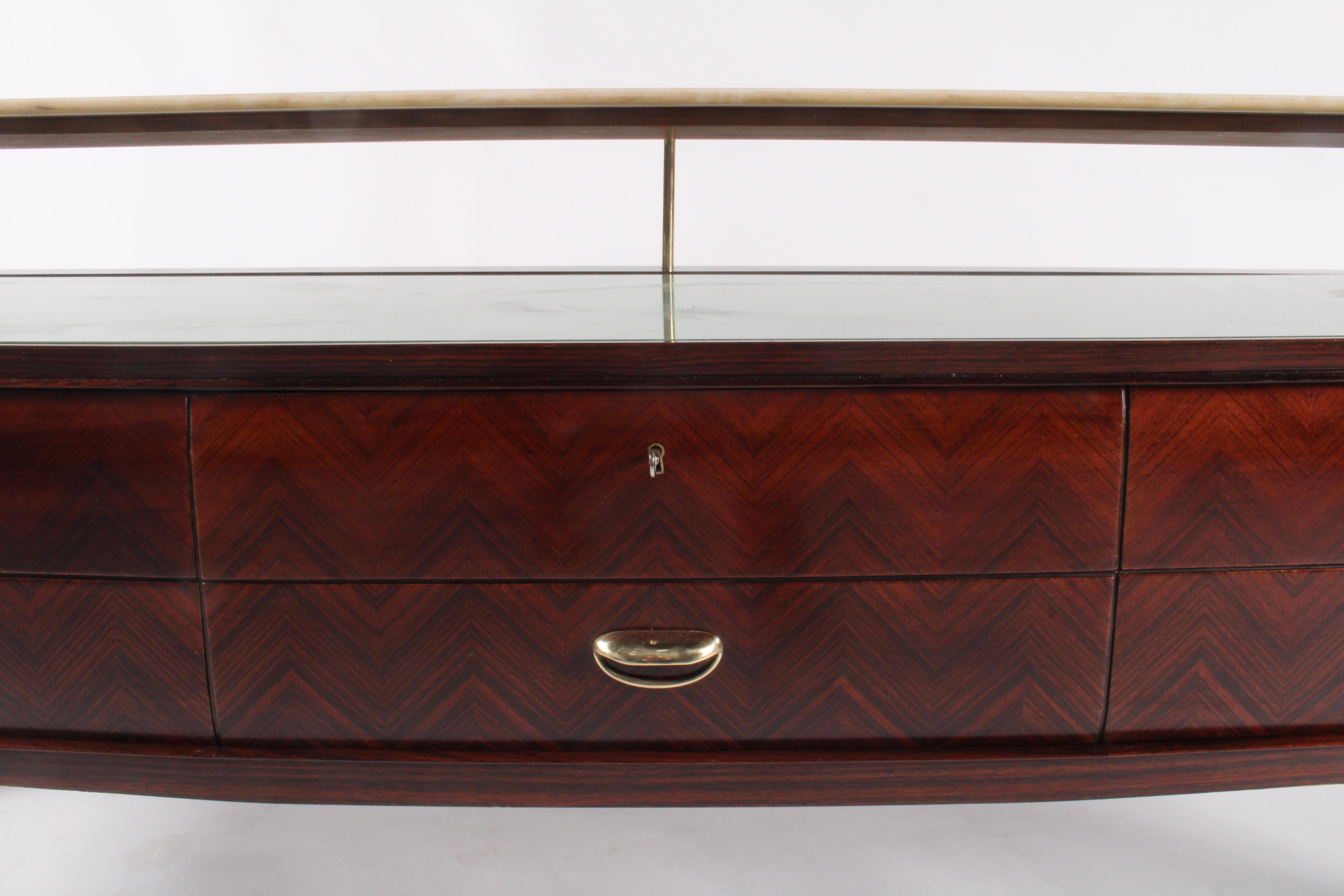 Exquisite Mid Century Italian Sideboard For Sale 5