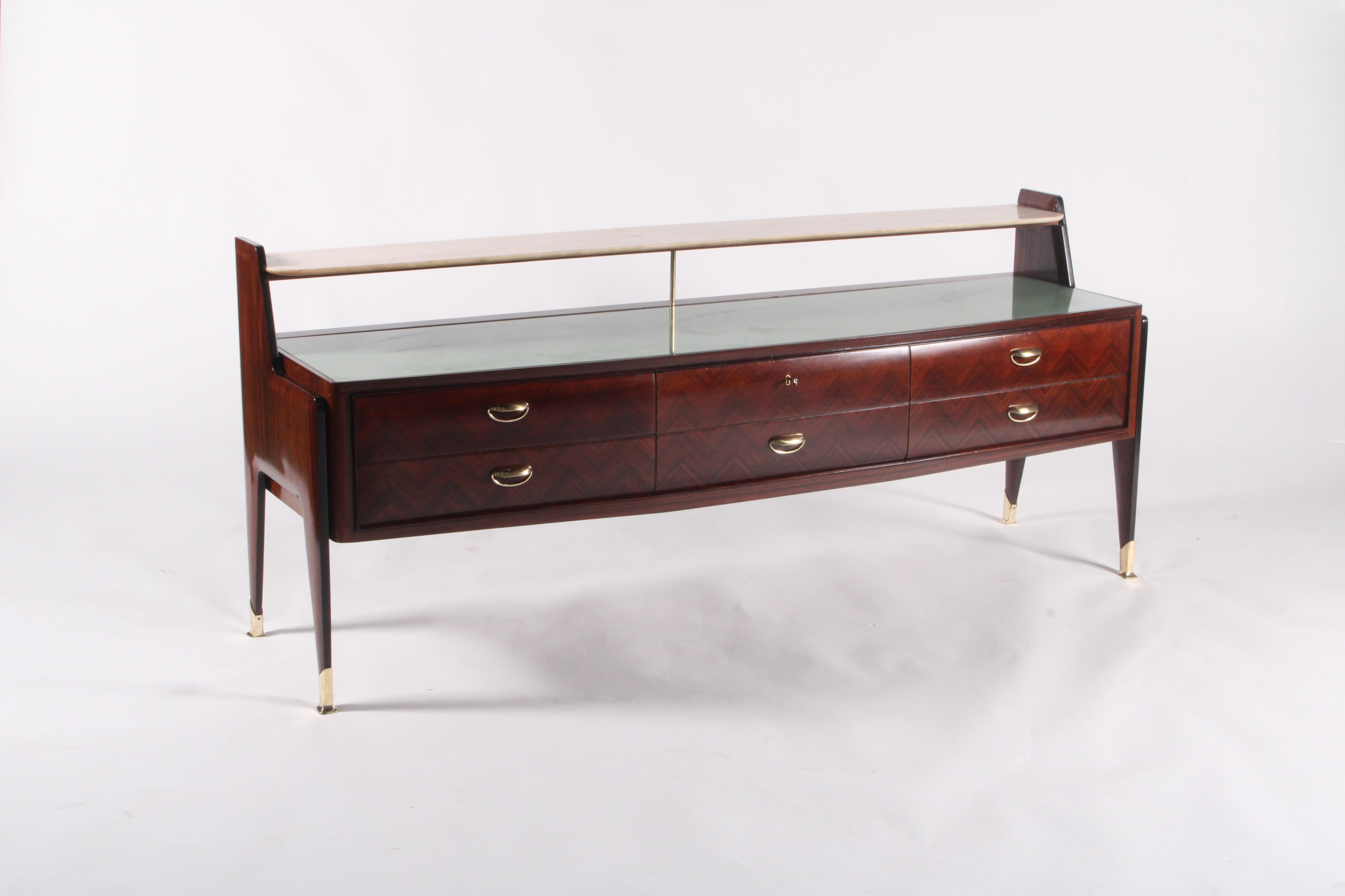 Exquisite Mid Century Italian Sideboard For Sale 7