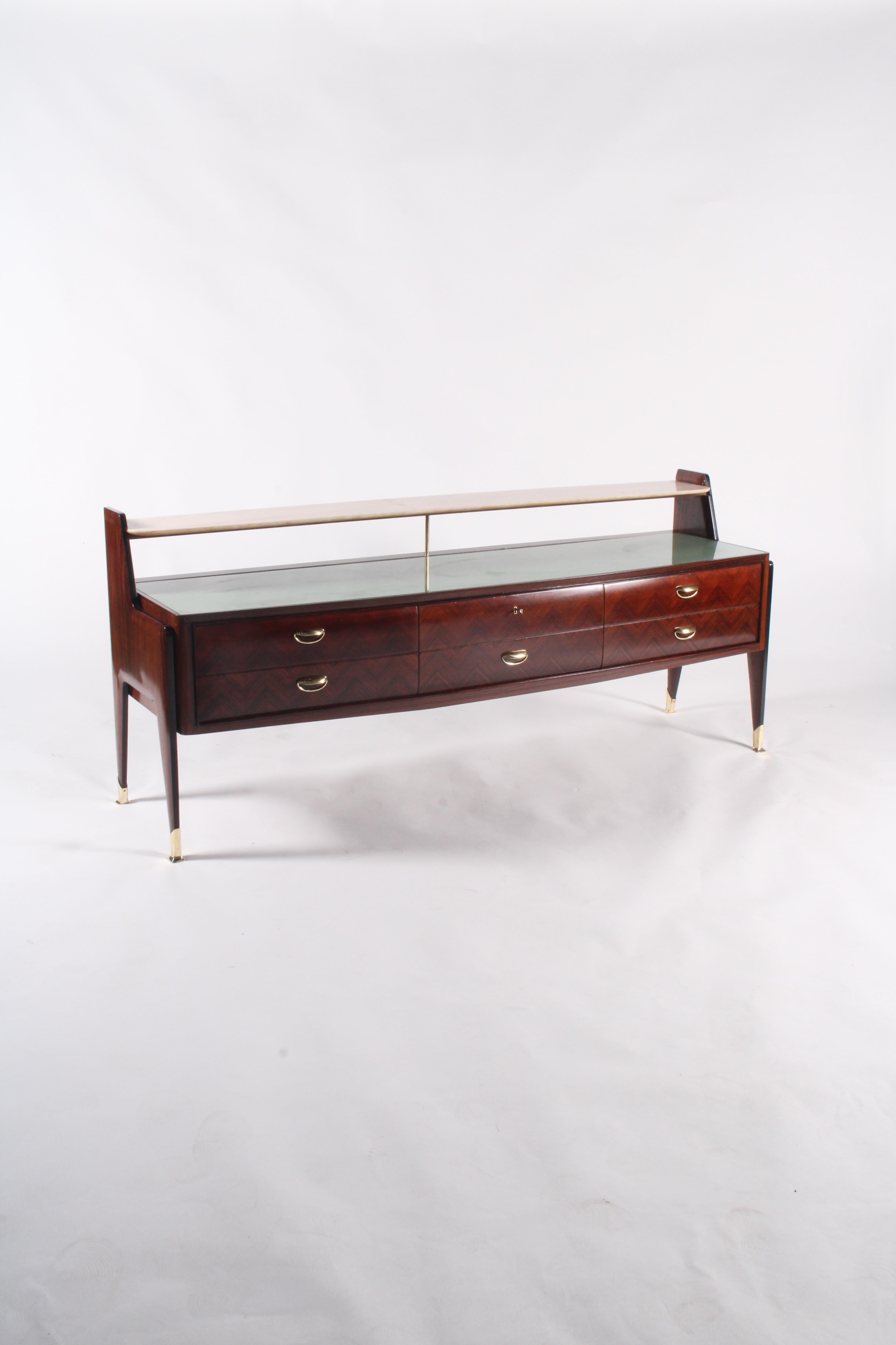 Exquisite Mid Century Italian Sideboard For Sale 8