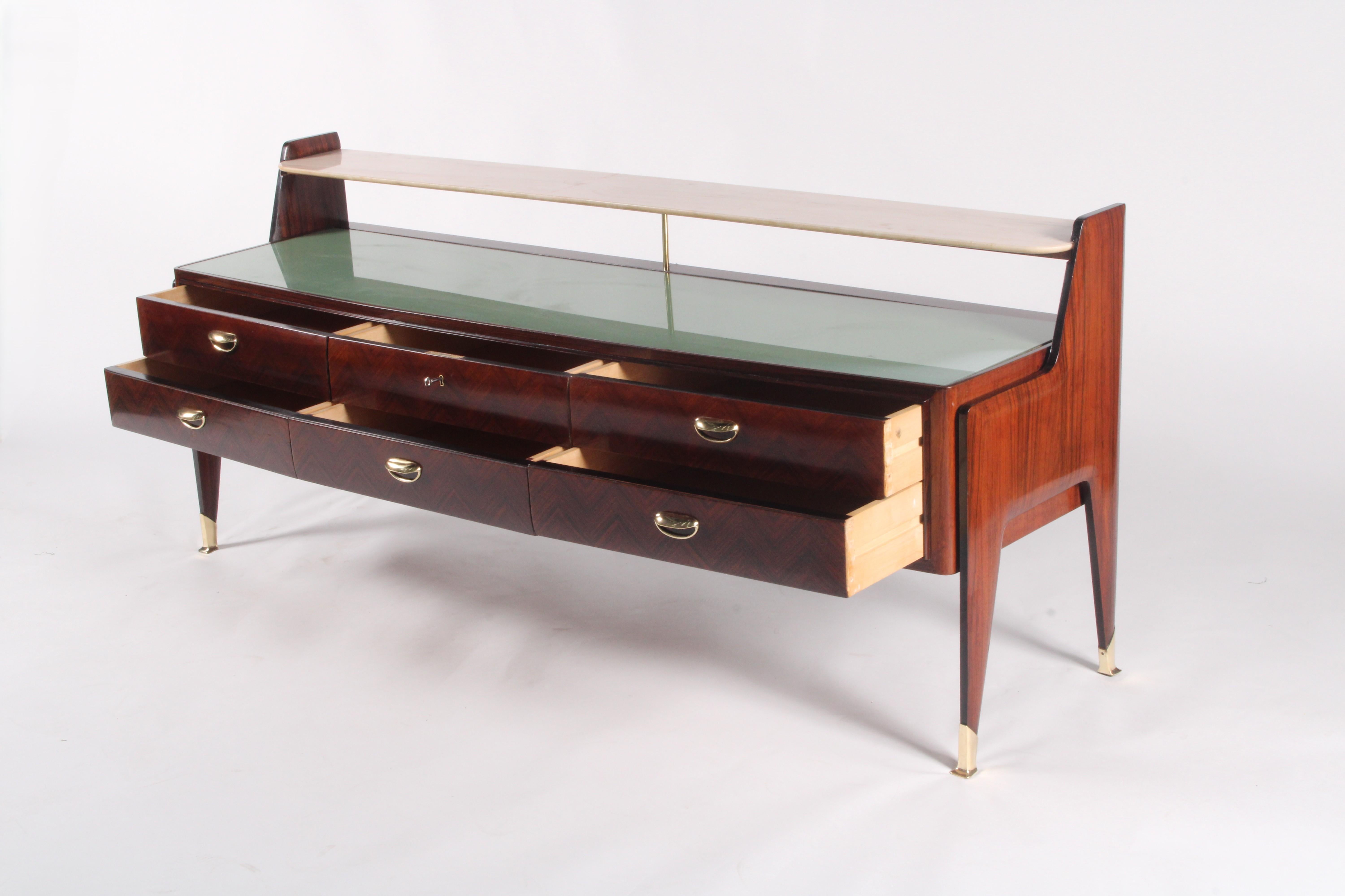 Exquisite Mid Century Italian Sideboard For Sale 9