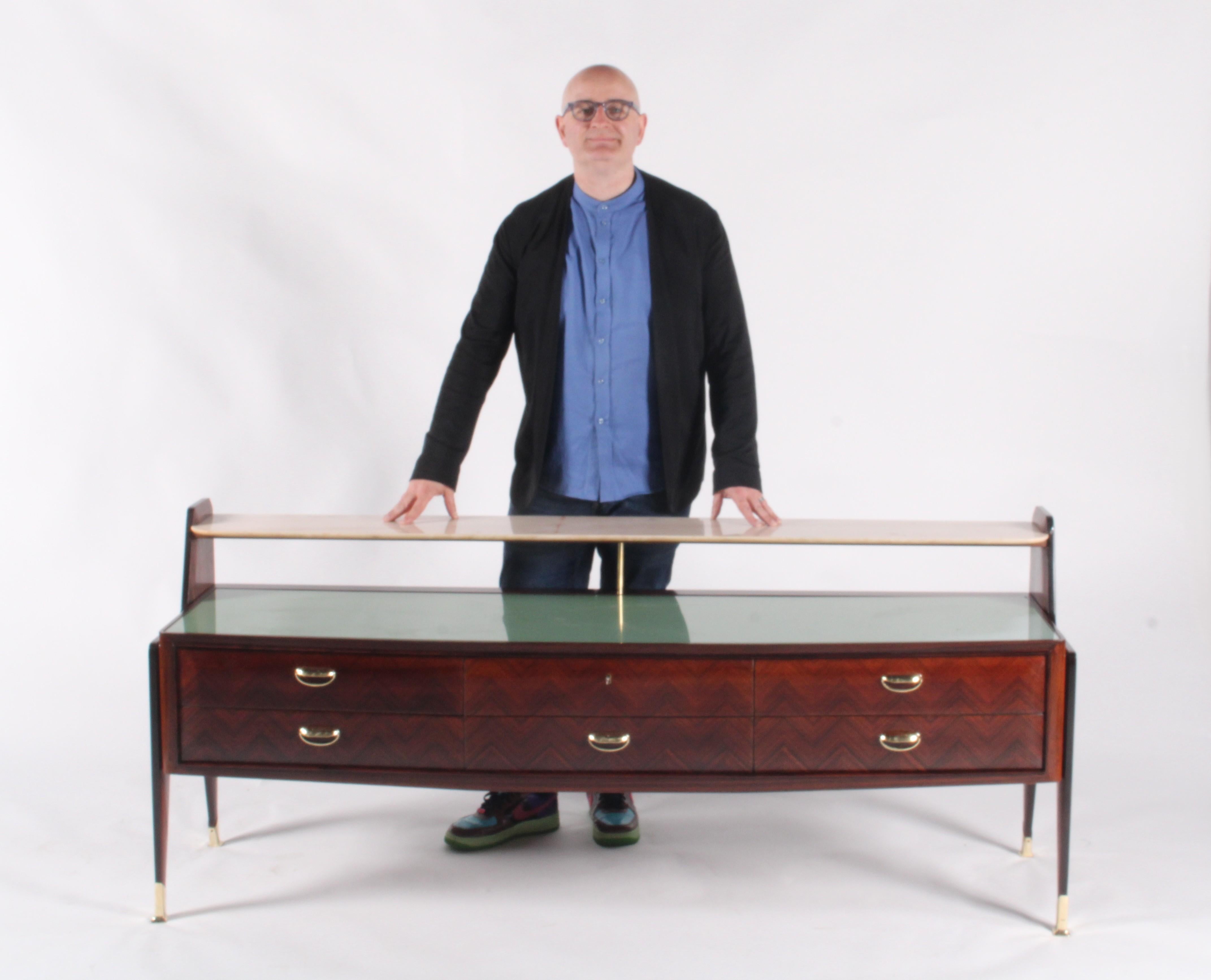 Exquisite Mid Century Italian Sideboard For Sale 13