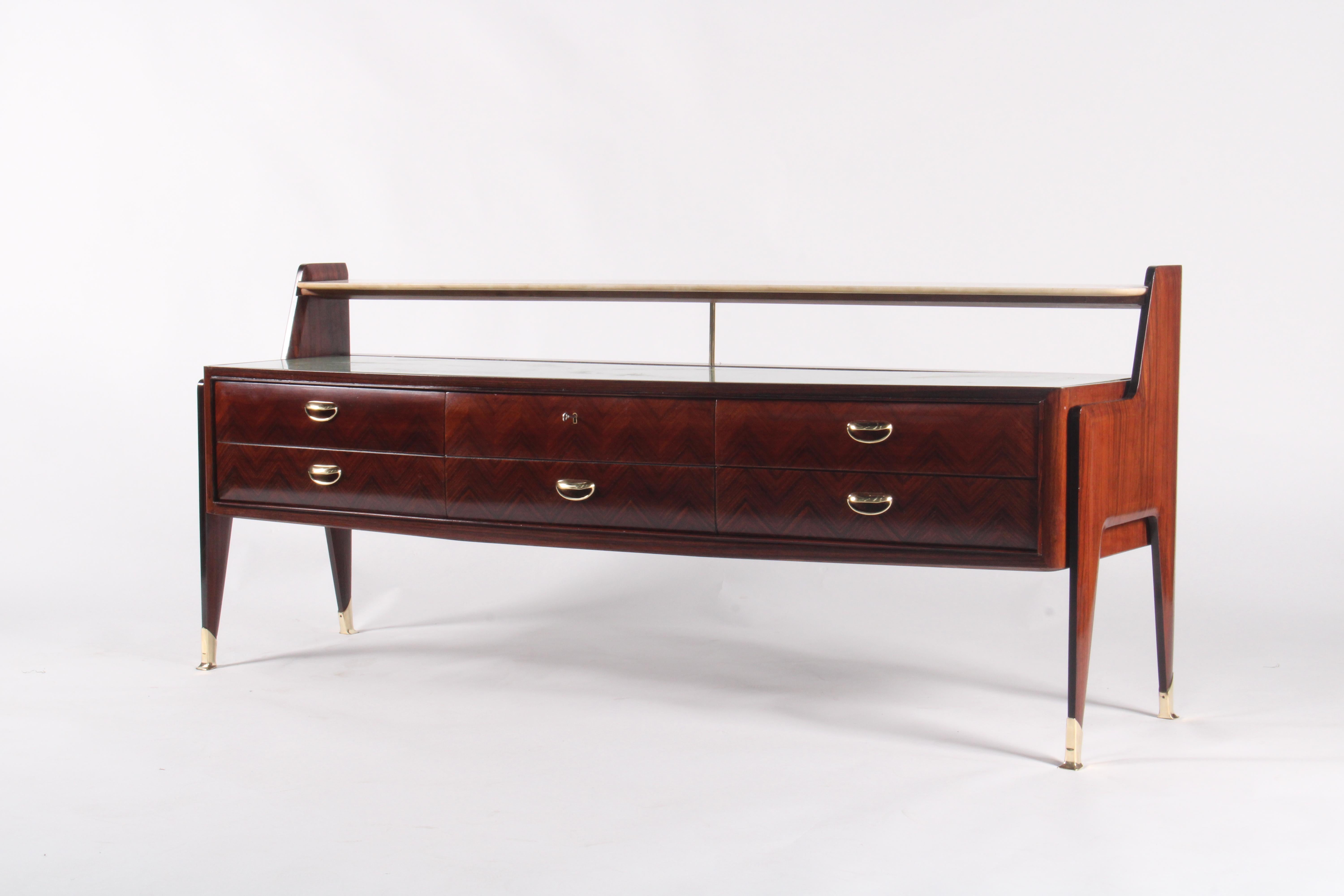 Mid-20th Century Exquisite Mid Century Italian Sideboard For Sale