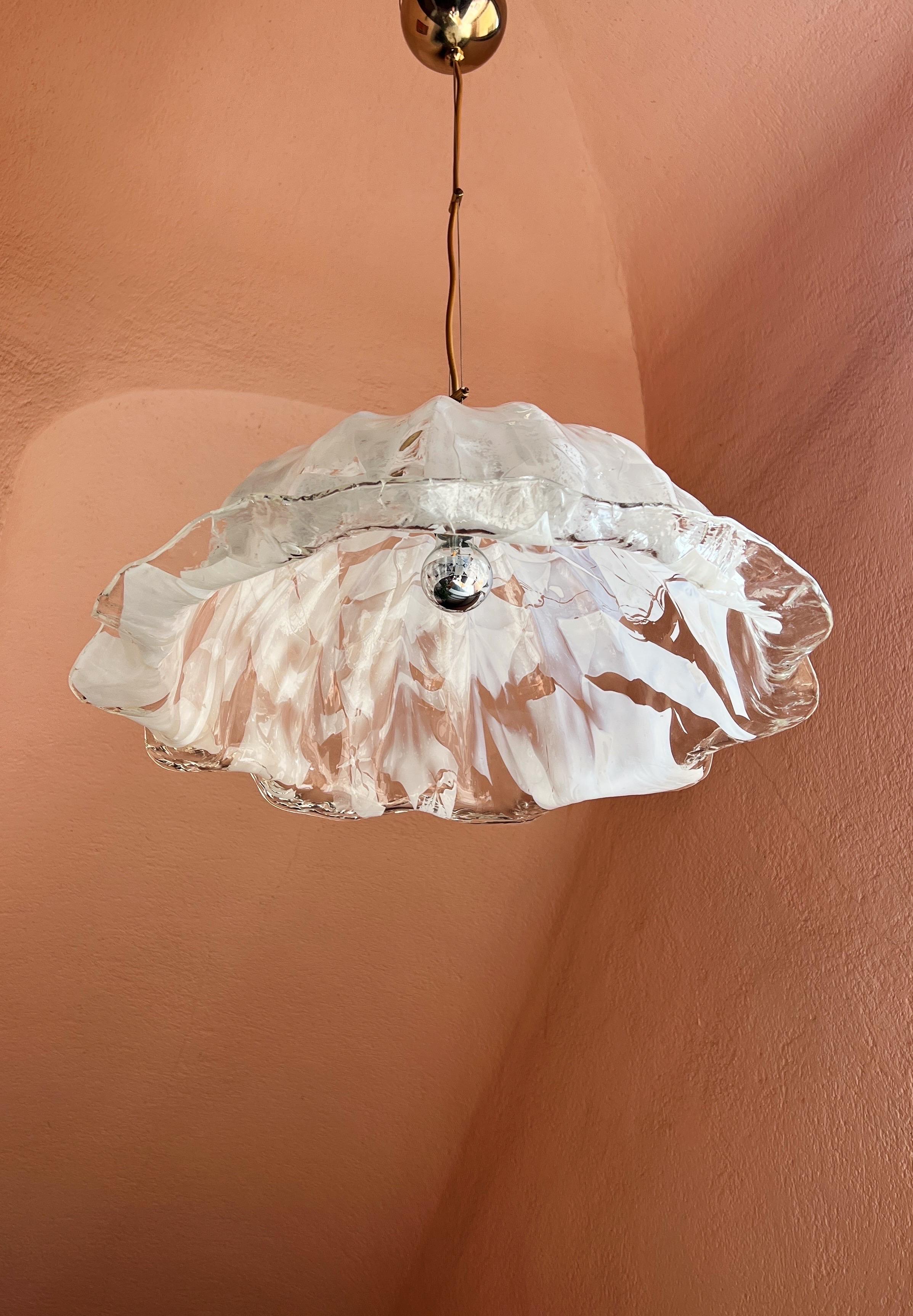 Exquisite Mid-Century Modern Murano glass pendant light by La Murrina 4