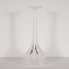 Exquisite Mid-Century Modernist Vase Designed by Marie Claude Lalique