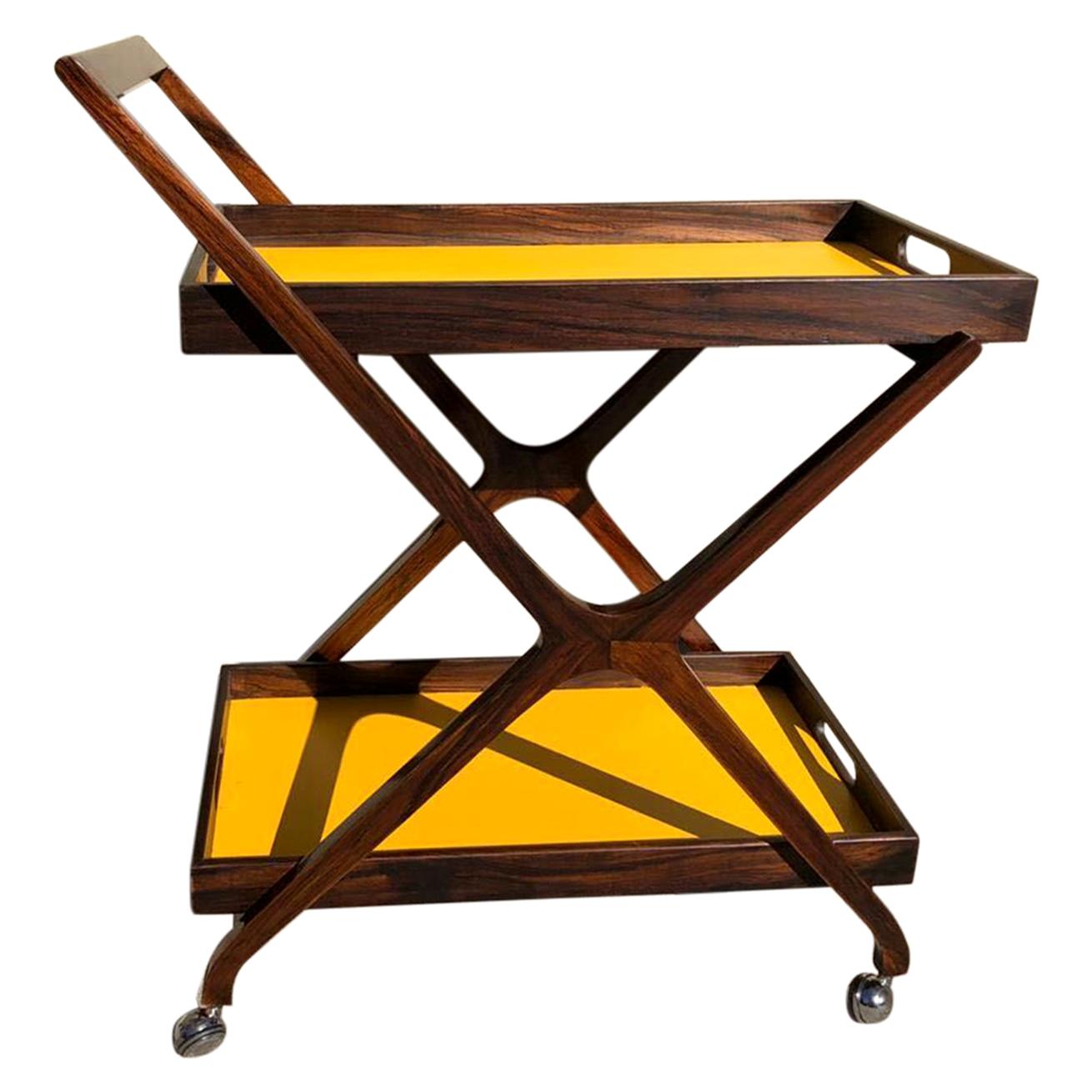 Exquisite Midcentury Tea Trolley For Sale at 1stDibs