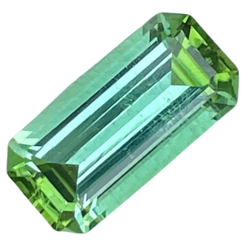 Exquisite Mint Green Tourmaline Gemstone from Afghanistan 2.83 Carats Tourmaline
