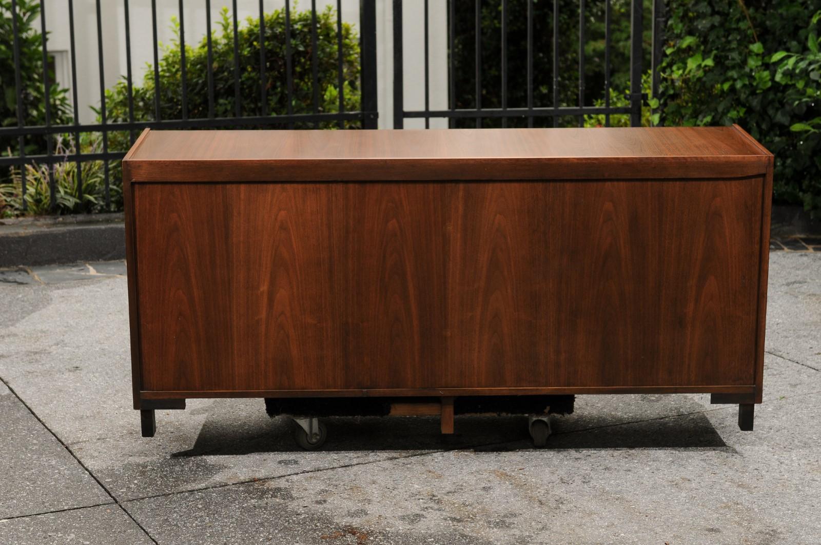 Exquisite Modern Campaign Chest by Michael Taylor for Baker, circa 1960 For Sale 11