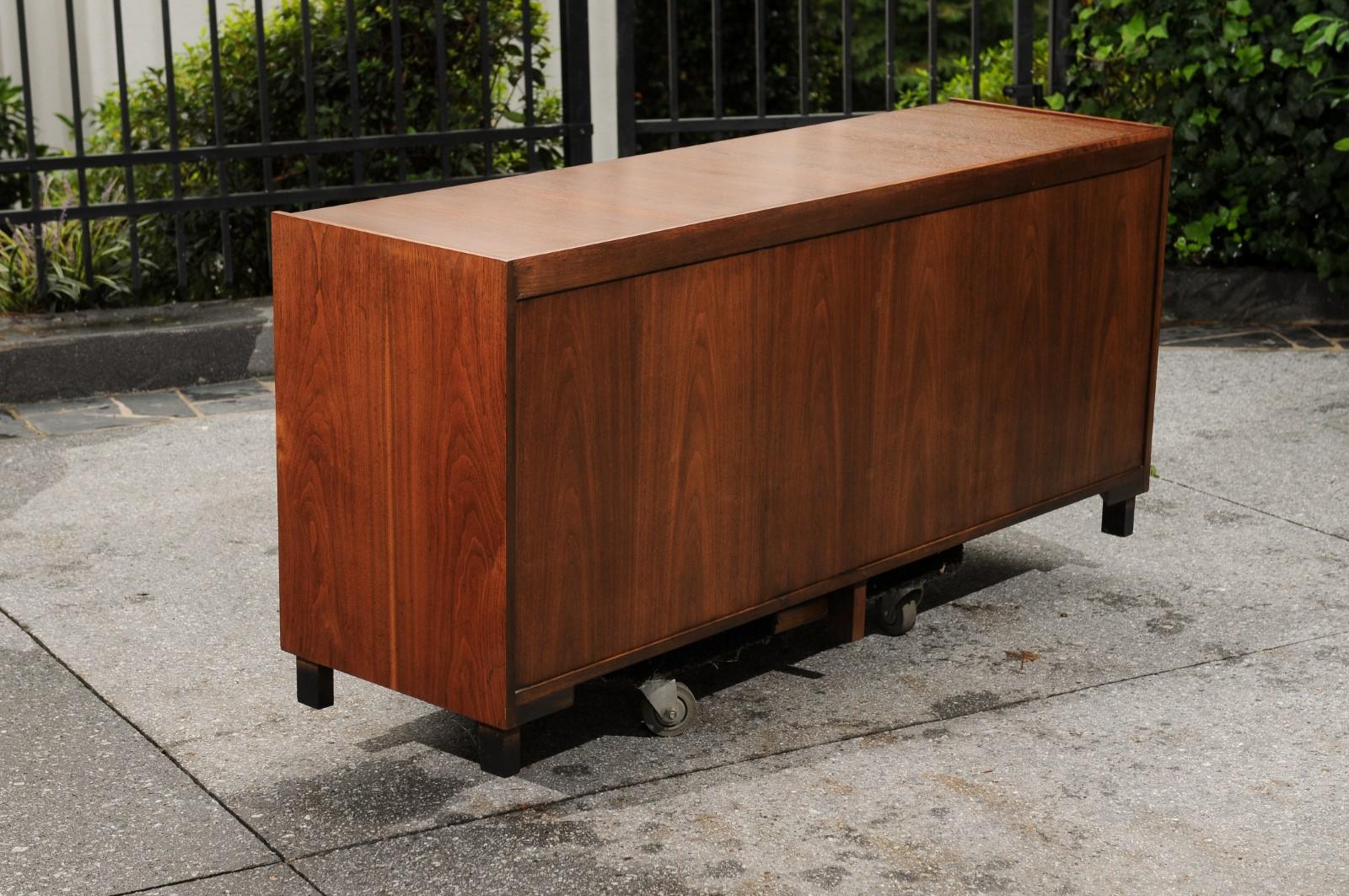 Exquisite Modern Campaign Chest by Michael Taylor for Baker, circa 1960 For Sale 12